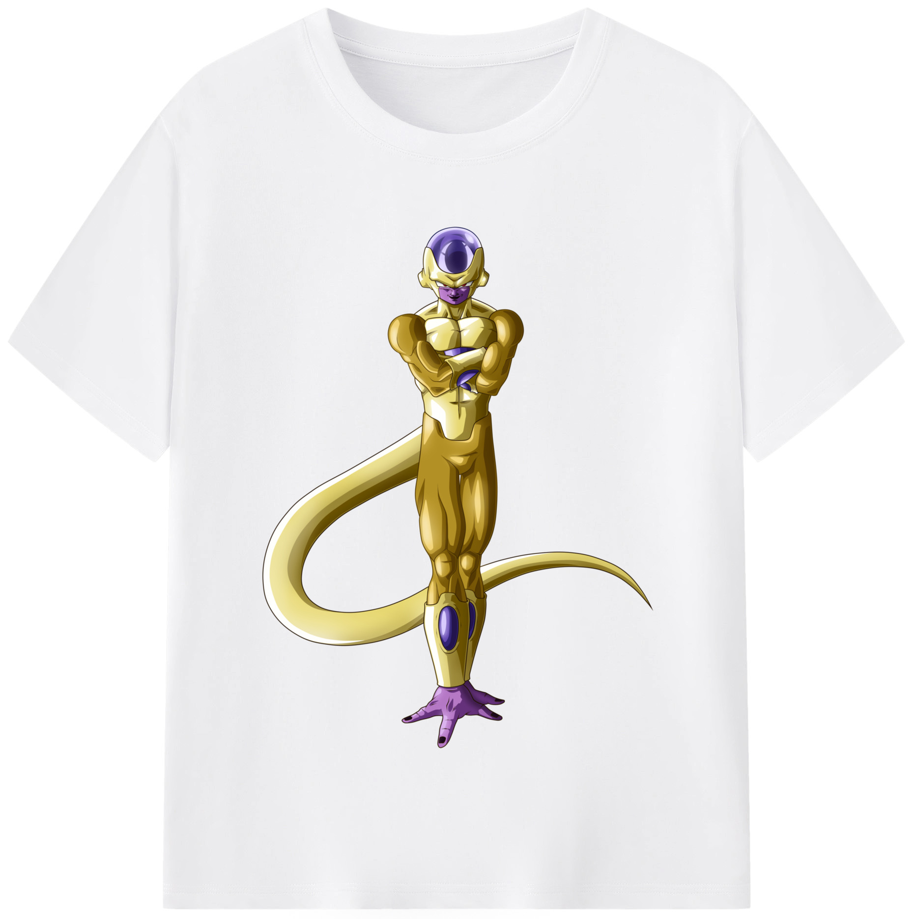 （画像用） ドラゴンボール フリーザ DRAGON BALL Frieza 綿100％半袖Tシャツ（フロントプリント）