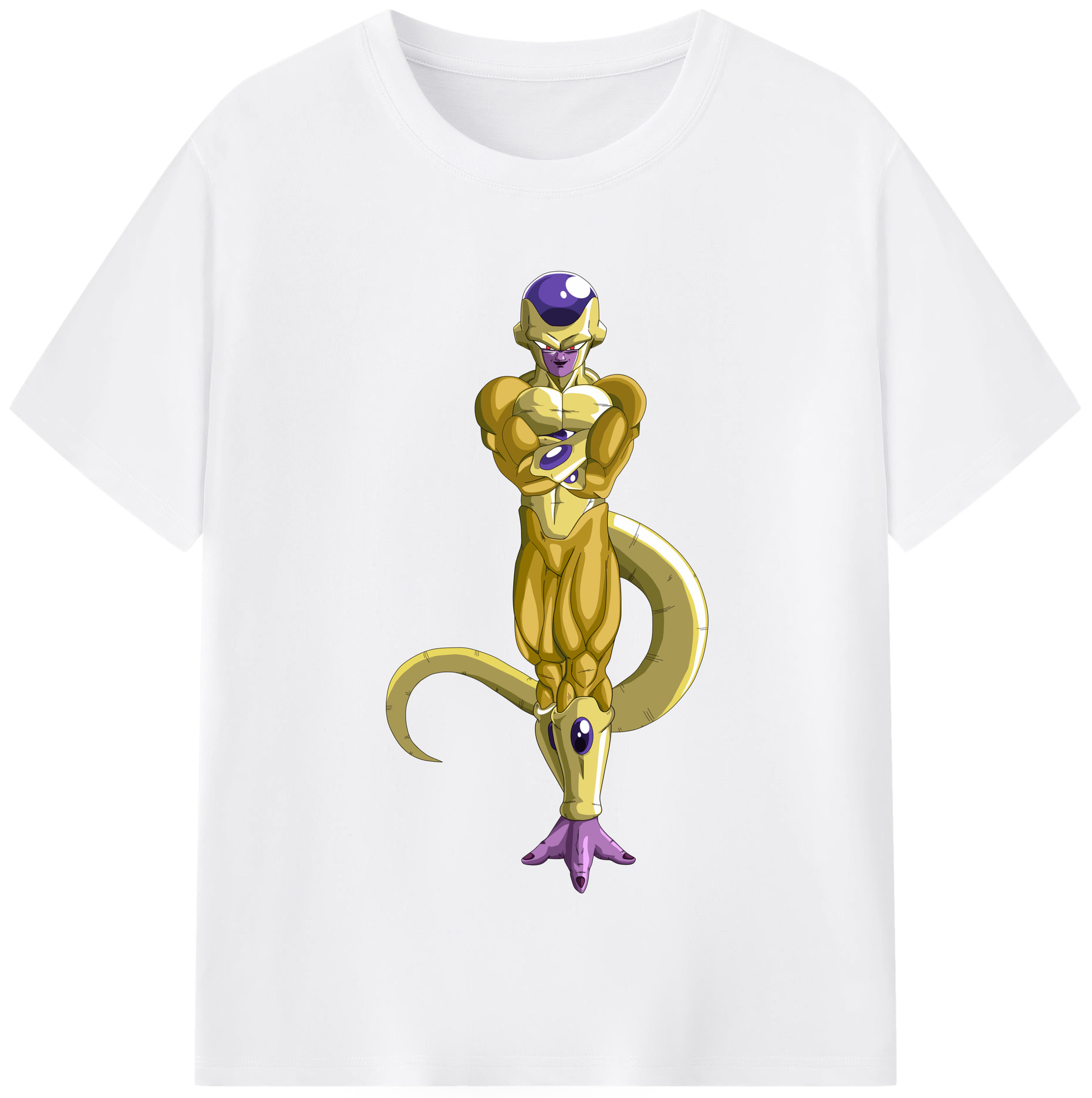 （画像用） ドラゴンボール フリーザ DRAGON BALL Frieza 綿100％半袖Tシャツ（フロントプリント）