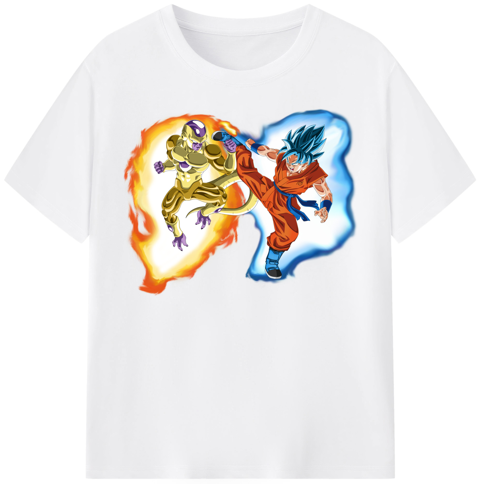 （画像用） ドラゴンボール フリーザ DRAGON BALL Frieza 綿100％半袖Tシャツ（フロントプリント）