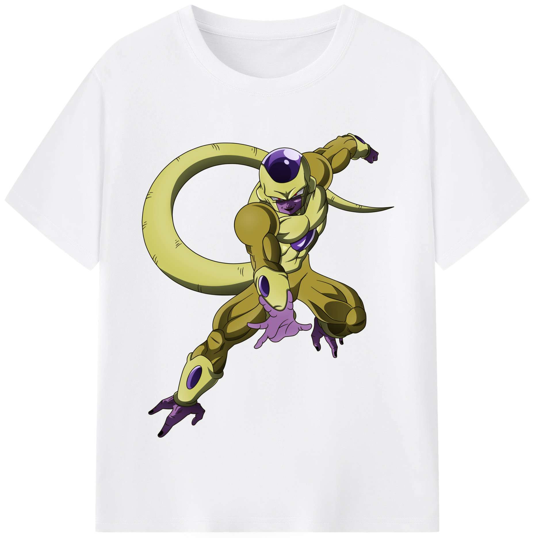 （画像用） ドラゴンボール フリーザ DRAGON BALL Frieza 綿100％半袖Tシャツ（フロントプリント）
