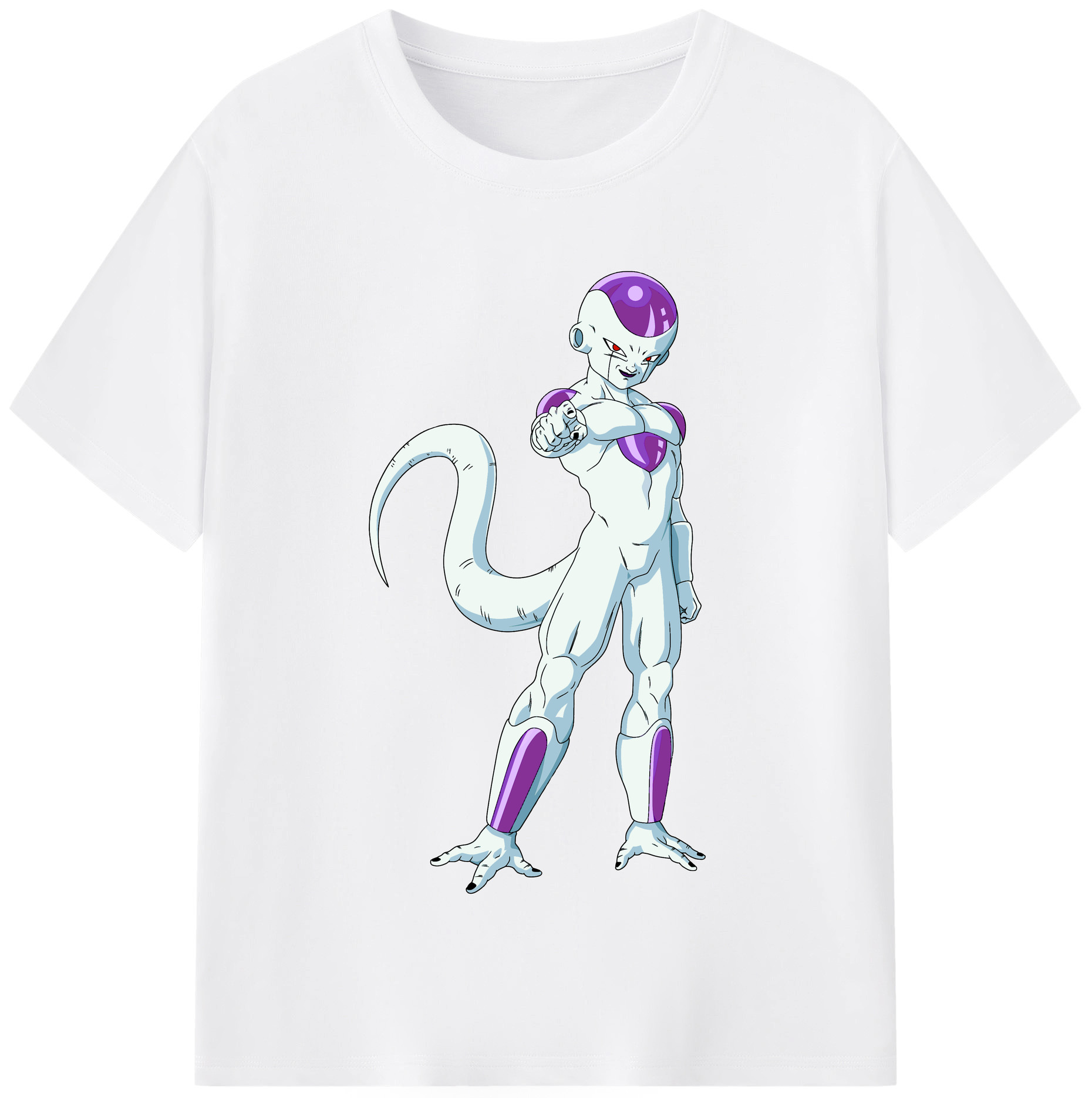 （画像用） ドラゴンボール フリーザ DRAGON BALL Frieza 綿100％半袖Tシャツ（フロントプリント）