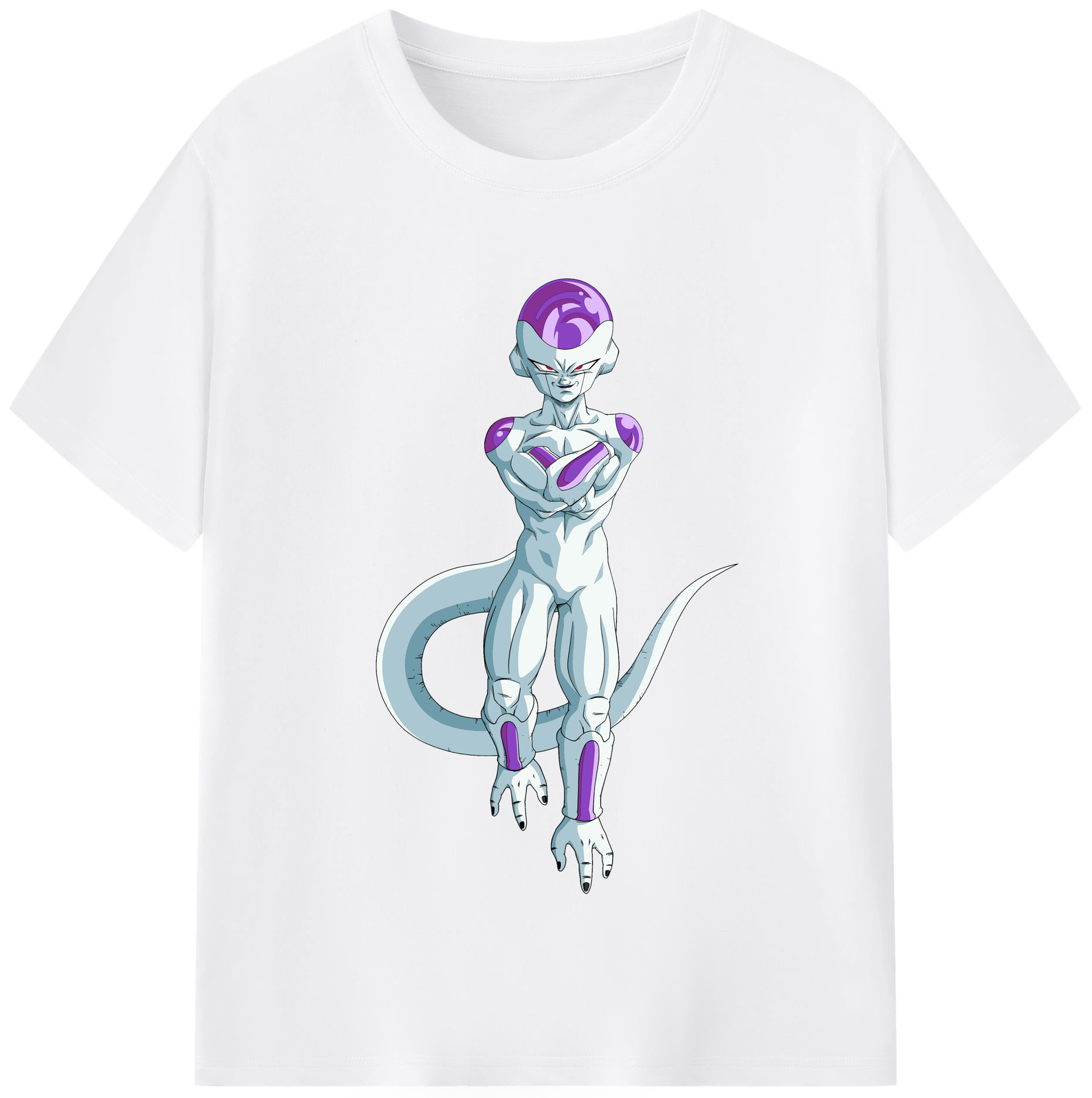 （画像用） ドラゴンボール フリーザ DRAGON BALL Frieza 綿100％半袖Tシャツ（フロントプリント）