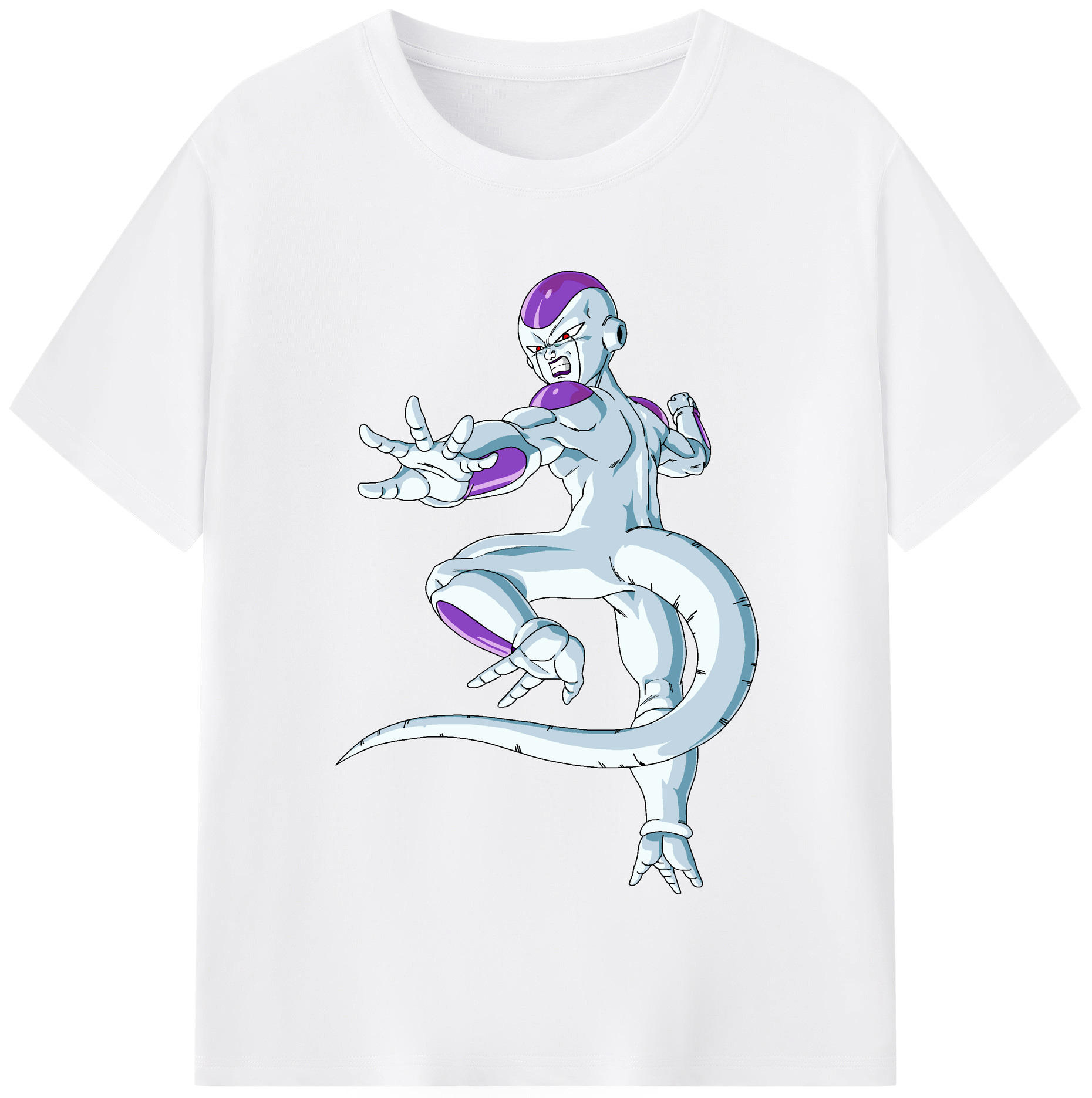 （画像用） ドラゴンボール フリーザ DRAGON BALL Frieza 綿100％半袖Tシャツ（フロントプリント）