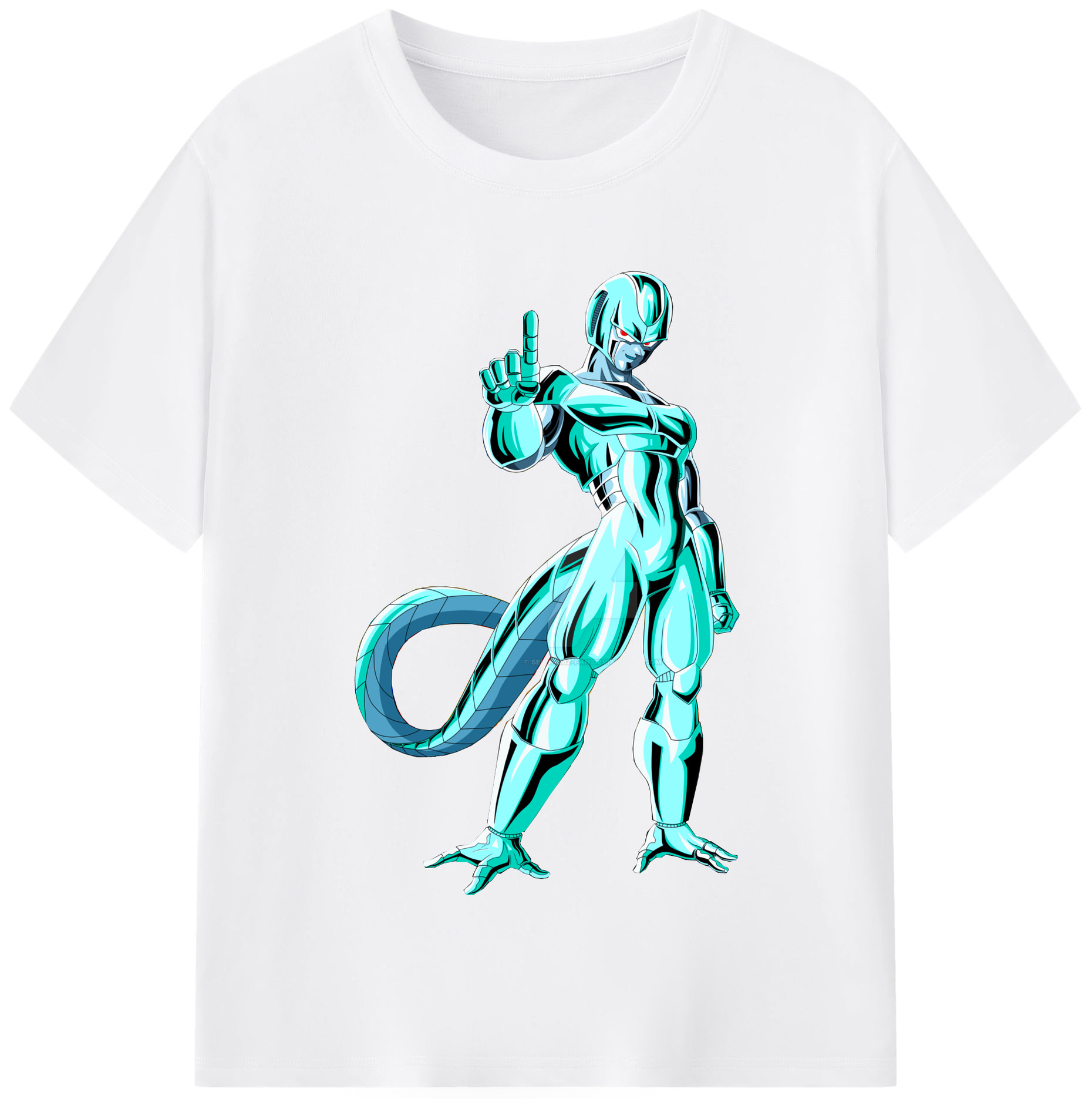 （画像用） ドラゴンボール クウラ DRAGON BALL Cooler Coora 綿100％半袖Tシャツ（フロントプリント）