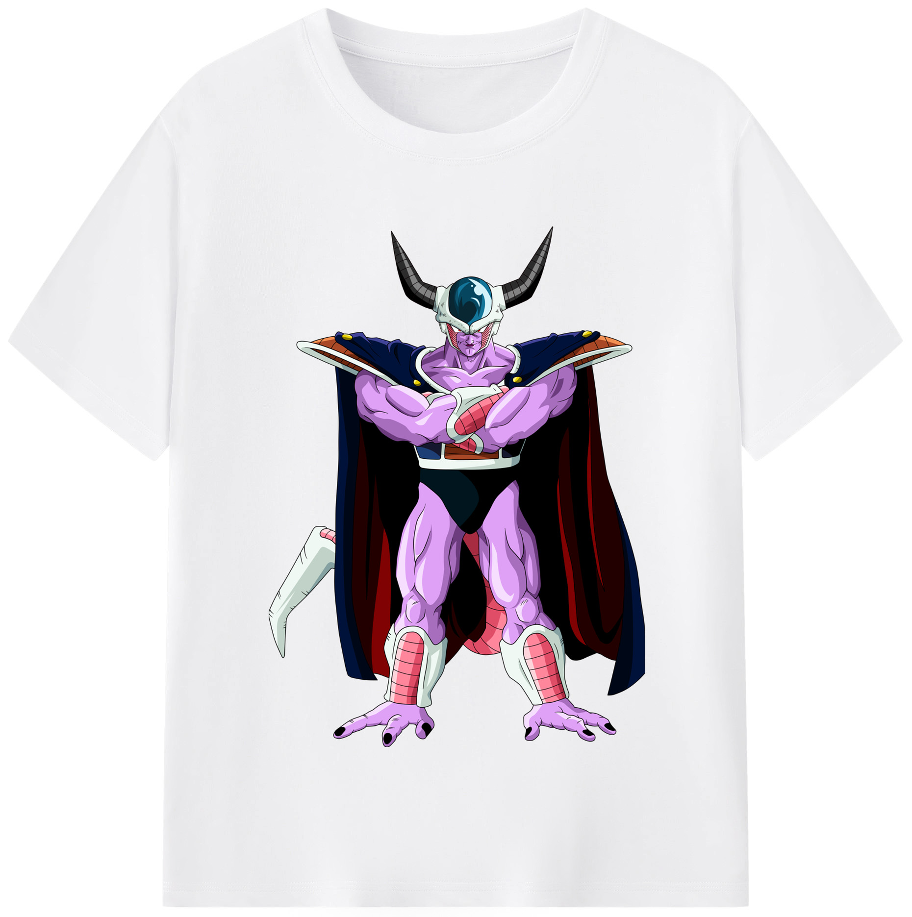 （画像用） ドラゴンボール コルド大王 DRAGON BALL King Cold 綿100％半袖Tシャツ（フロントプリント）