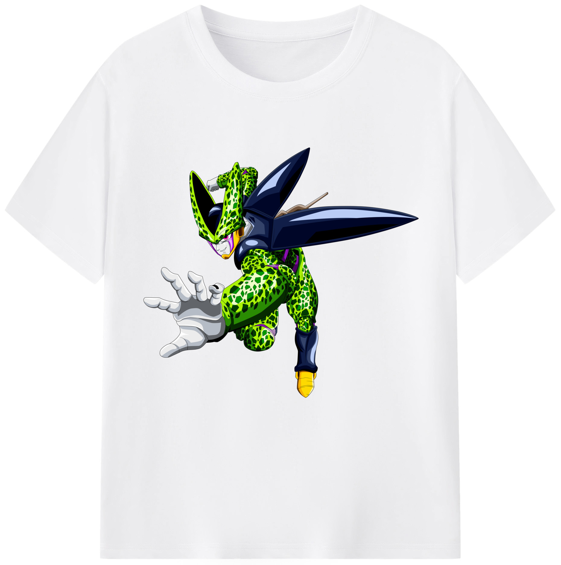 （画像用） ドラゴンボール セル DRAGON BALL Cell 綿100％半袖Tシャツ（フロントプリント）