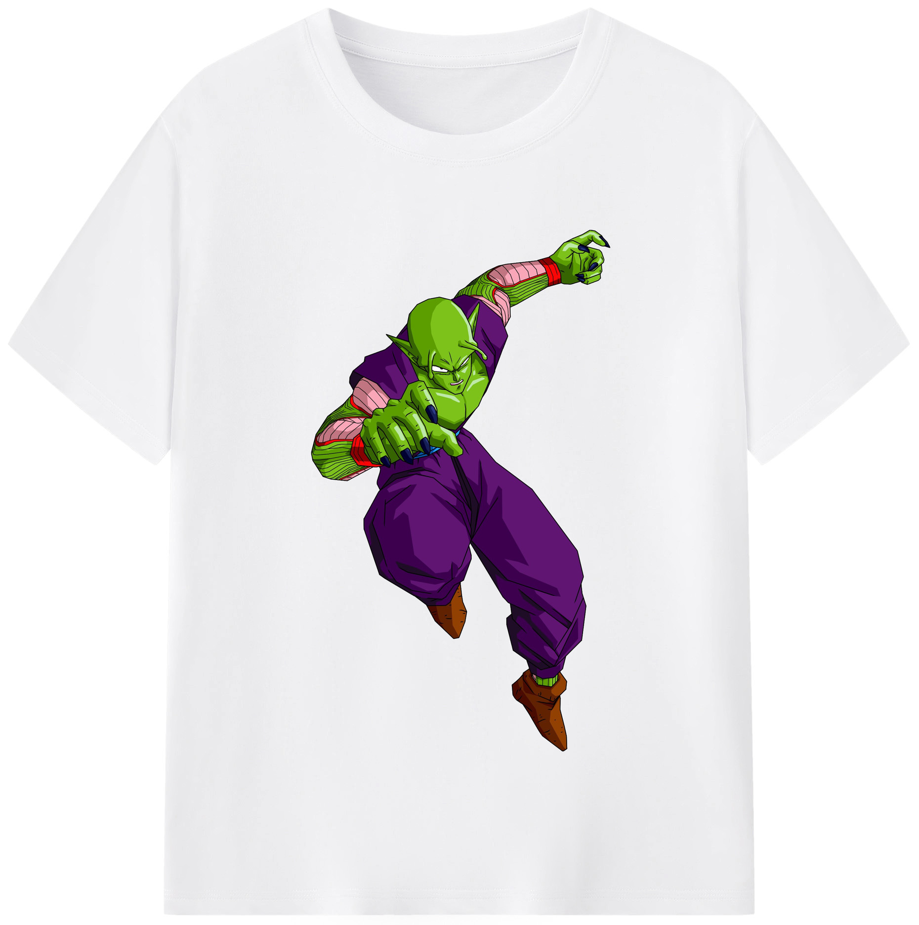 （画像用） ドラゴンボール ピッコロ DRAGON BALL Piccolo 綿100％半袖Tシャツ（フロントプリント）