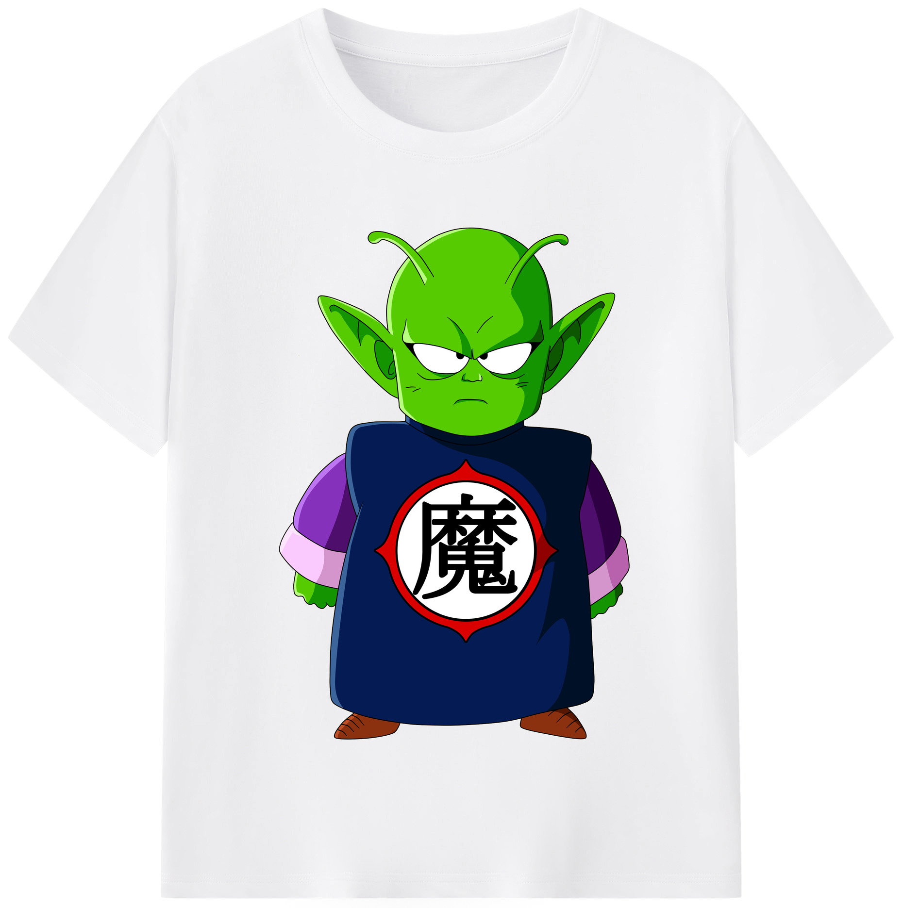 （画像用） ドラゴンボール ピッコロ DRAGON BALL Piccolo 綿100％半袖Tシャツ（フロントプリント）