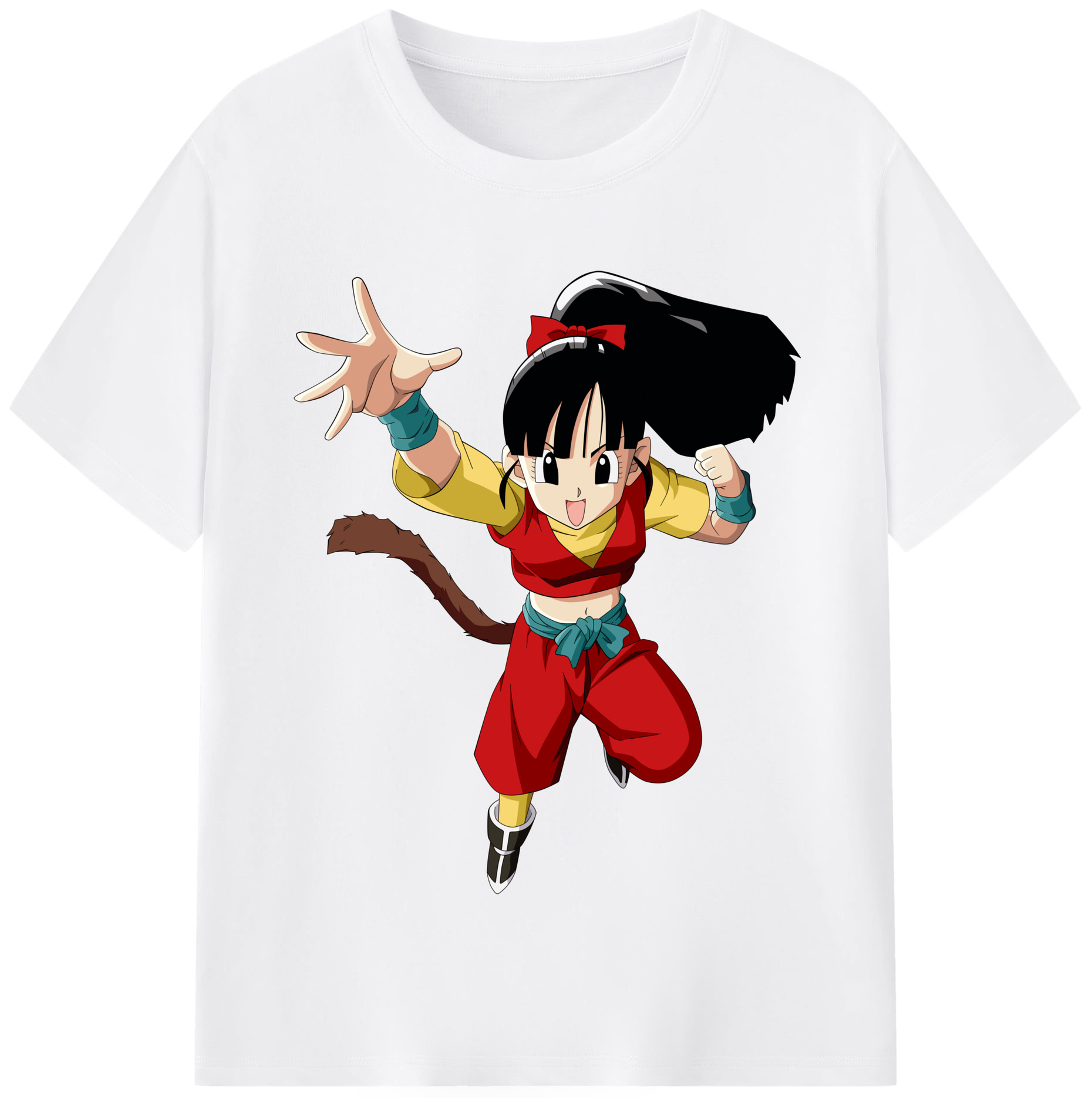（画像用） ドラゴンボール パン DRAGON BALL Pan 綿100％半袖Tシャツ（フロントプリント）