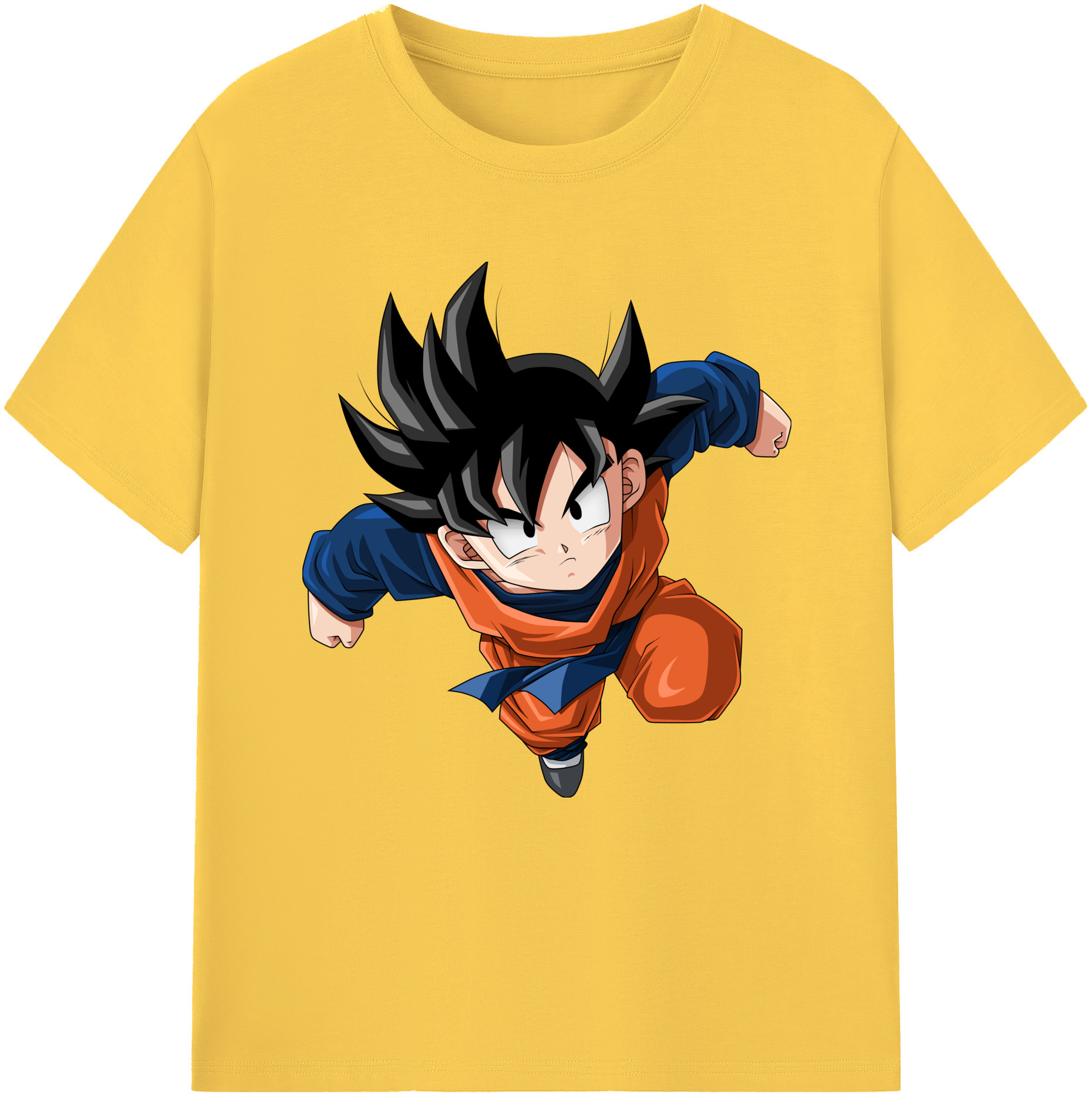 （画像用） ドラゴンボール 孫悟空（そん ごくう）Son Goku カカロット DRAGON BALL Kakarotto 綿100％半袖Tシャツ（フロントプリント）