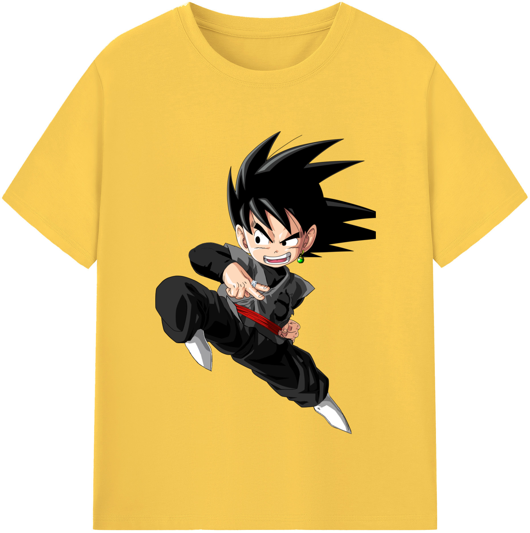 （画像用） ドラゴンボール 孫悟空（そん ごくう）Son Goku カカロット DRAGON BALL Kakarotto 綿100％半袖Tシャツ（フロントプリント）