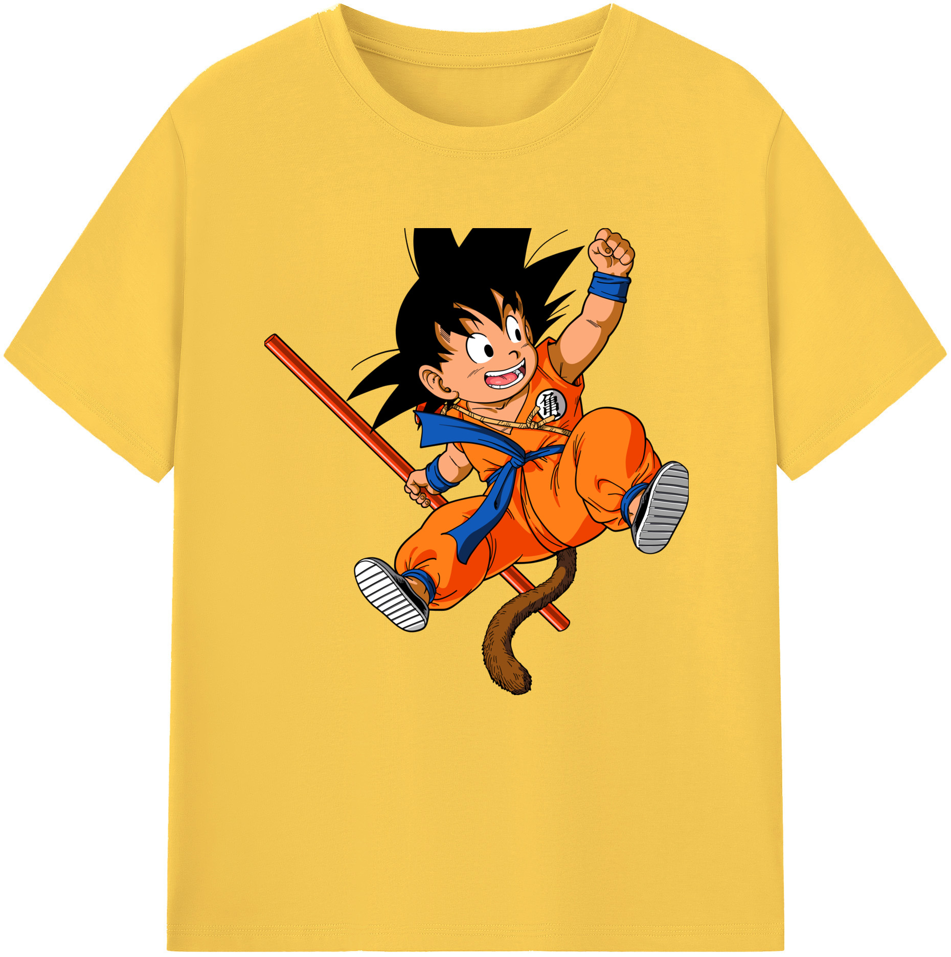 （画像用） ドラゴンボール 孫悟空（そん ごくう）Son Goku カカロット DRAGON BALL Kakarotto 綿100％半袖Tシャツ（フロントプリント）
