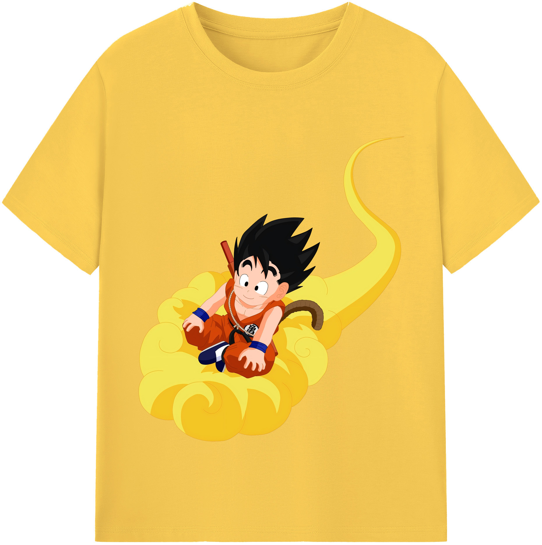 （画像用） ドラゴンボール 孫悟空（そん ごくう）Son Goku カカロット DRAGON BALL Kakarotto 綿100％半袖Tシャツ（フロントプリント）