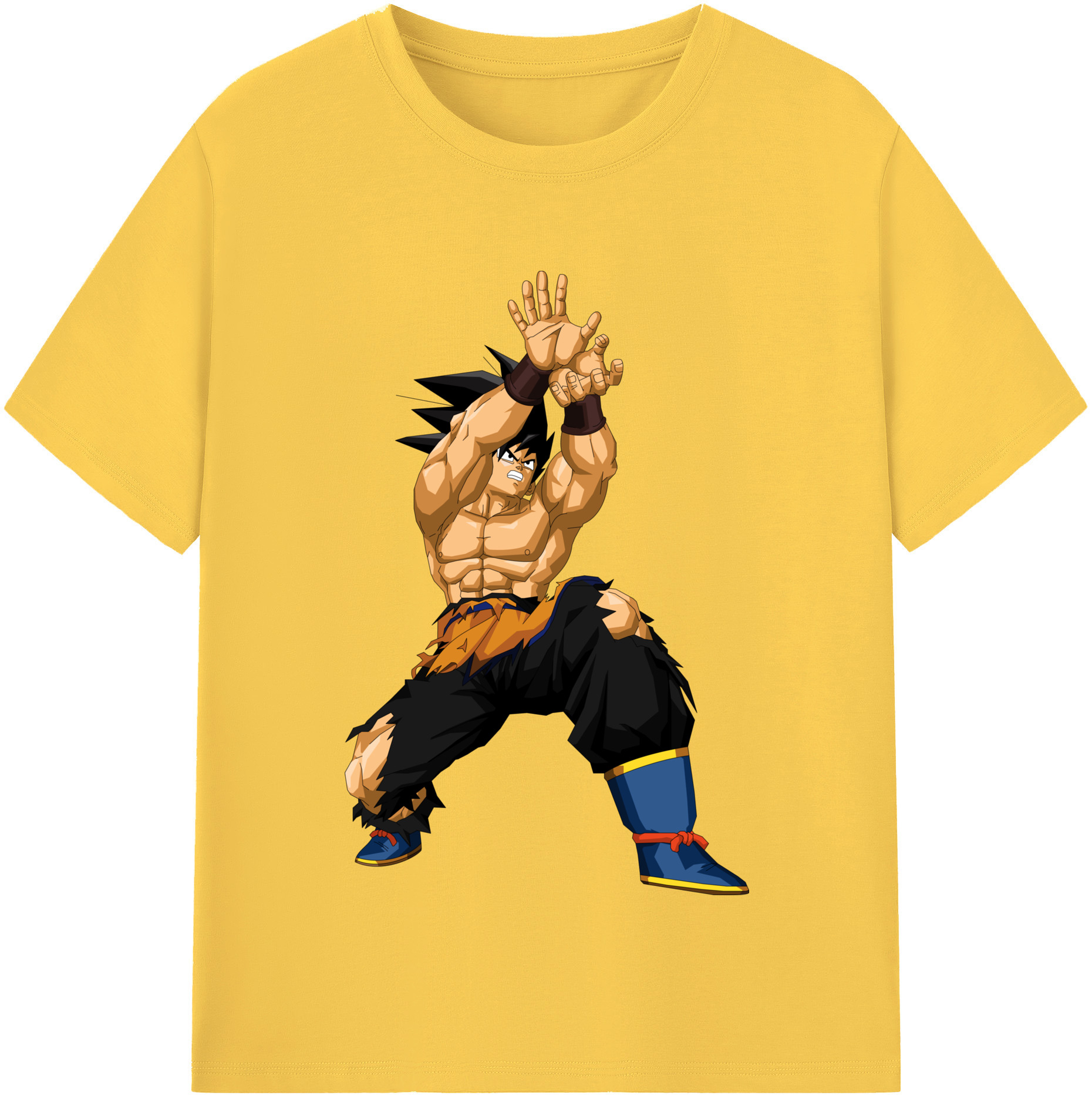 （画像用） ドラゴンボール 孫悟空（そん ごくう）Son Goku カカロット DRAGON BALL Kakarotto 綿100％半袖Tシャツ（フロントプリント）