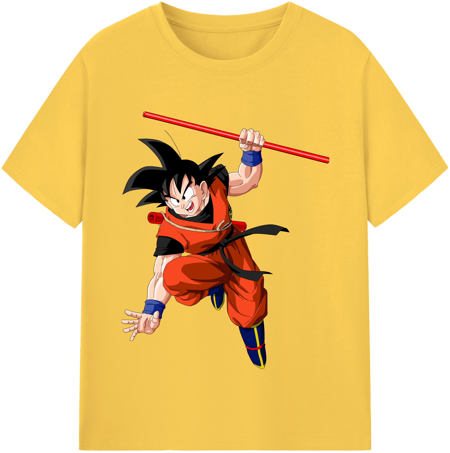 （画像用） ドラゴンボール 孫悟空（そん ごくう）Son Goku カカロット DRAGON BALL Kakarotto 綿100％半袖Tシャツ（フロントプリント）