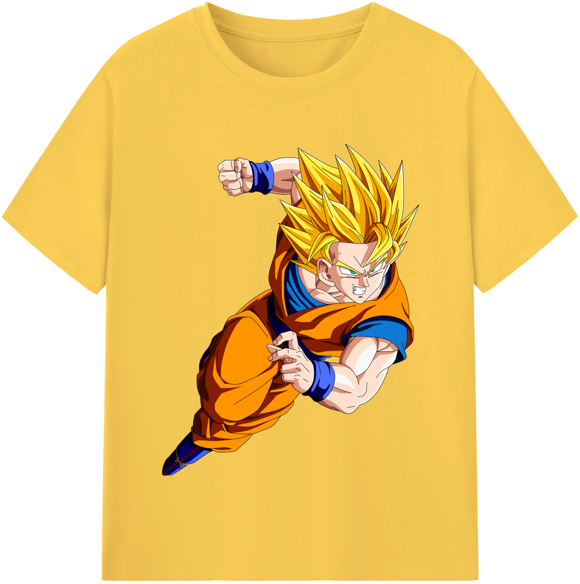 （画像用） ドラゴンボール 孫悟空（そん ごくう）Son Goku カカロット DRAGON BALL Kakarotto 綿100％半袖Tシャツ（フロントプリント）