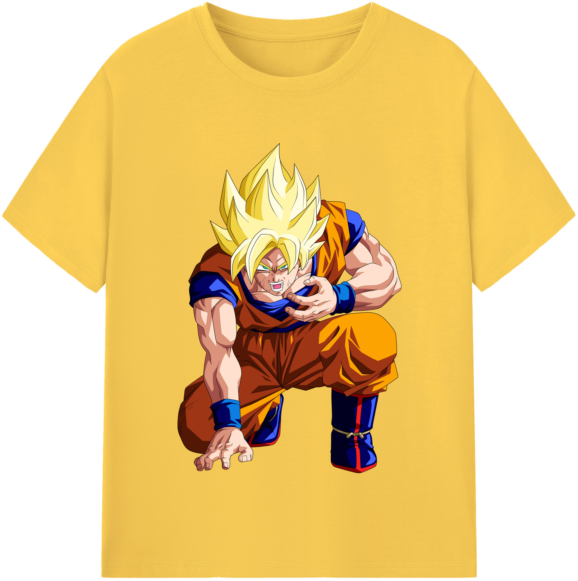 （画像用） ドラゴンボール 孫悟空（そん ごくう）Son Goku カカロット DRAGON BALL Kakarotto 綿100％半袖Tシャツ（フロントプリント）