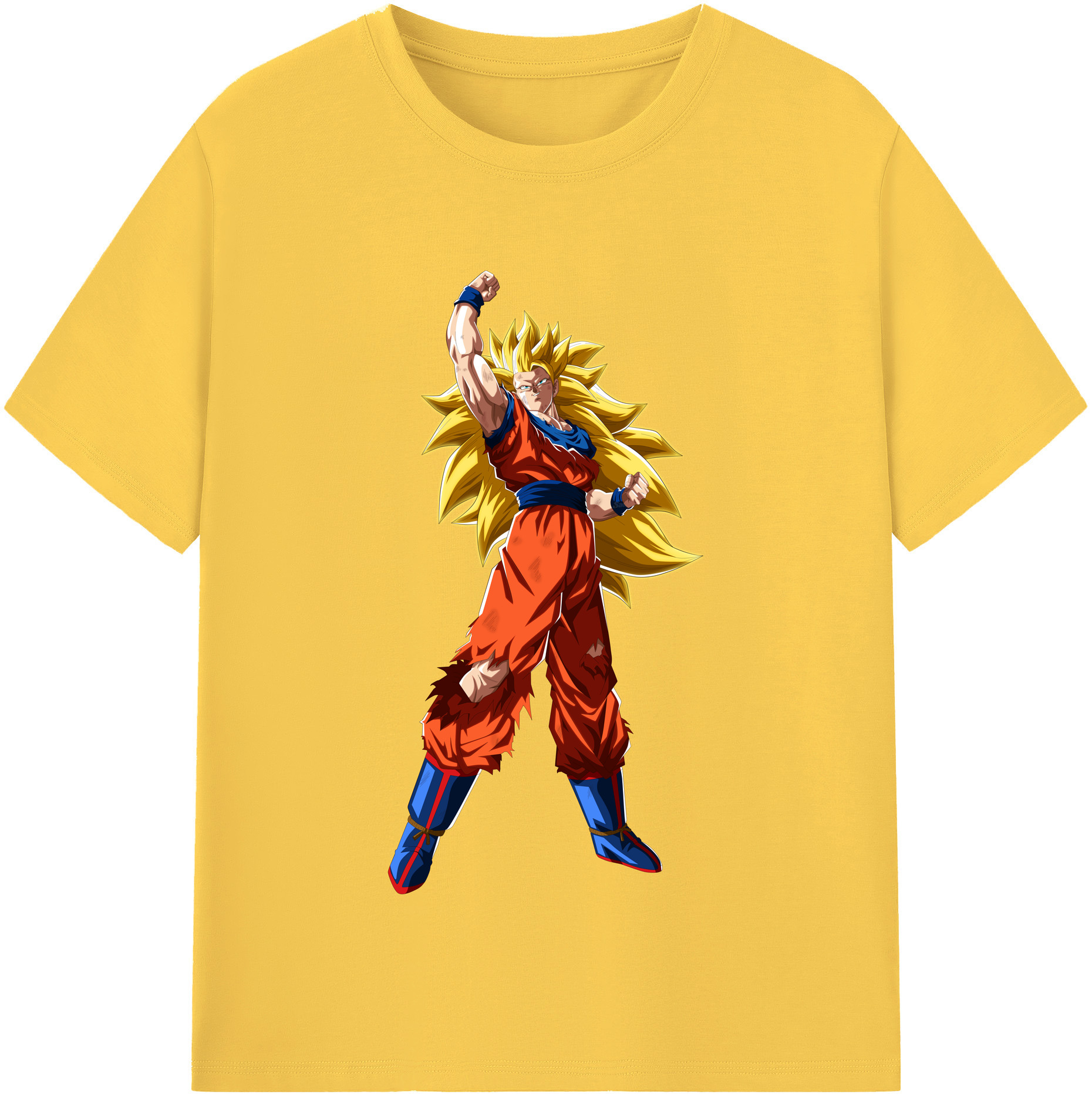 （画像用） ドラゴンボール 孫悟空（そん ごくう）Son Goku カカロット DRAGON BALL Kakarotto 綿100％半袖Tシャツ（フロントプリント）