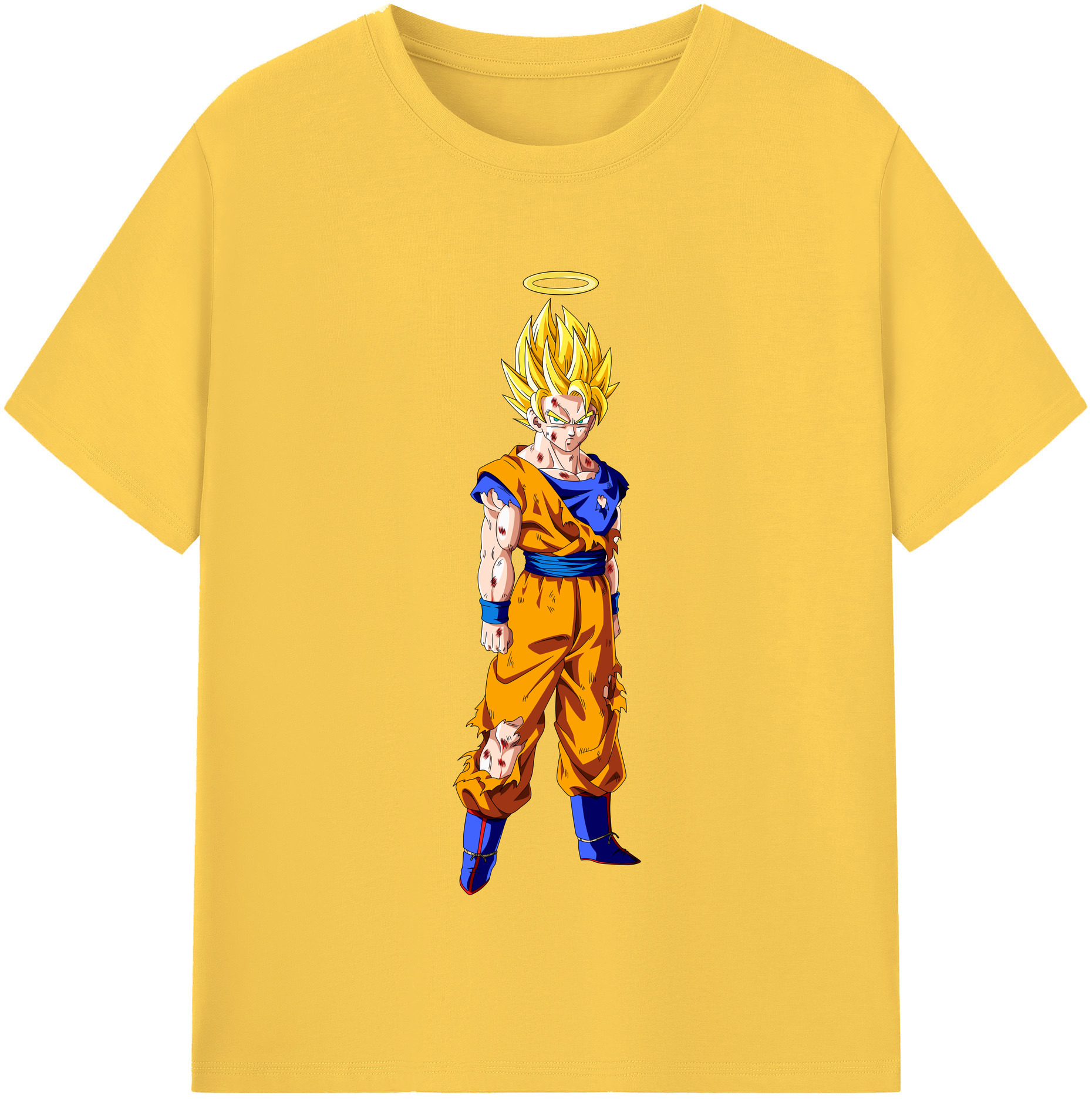 （画像用） ドラゴンボール 孫悟空（そん ごくう）Son Goku カカロット DRAGON BALL Kakarotto 綿100％半袖Tシャツ（フロントプリント）