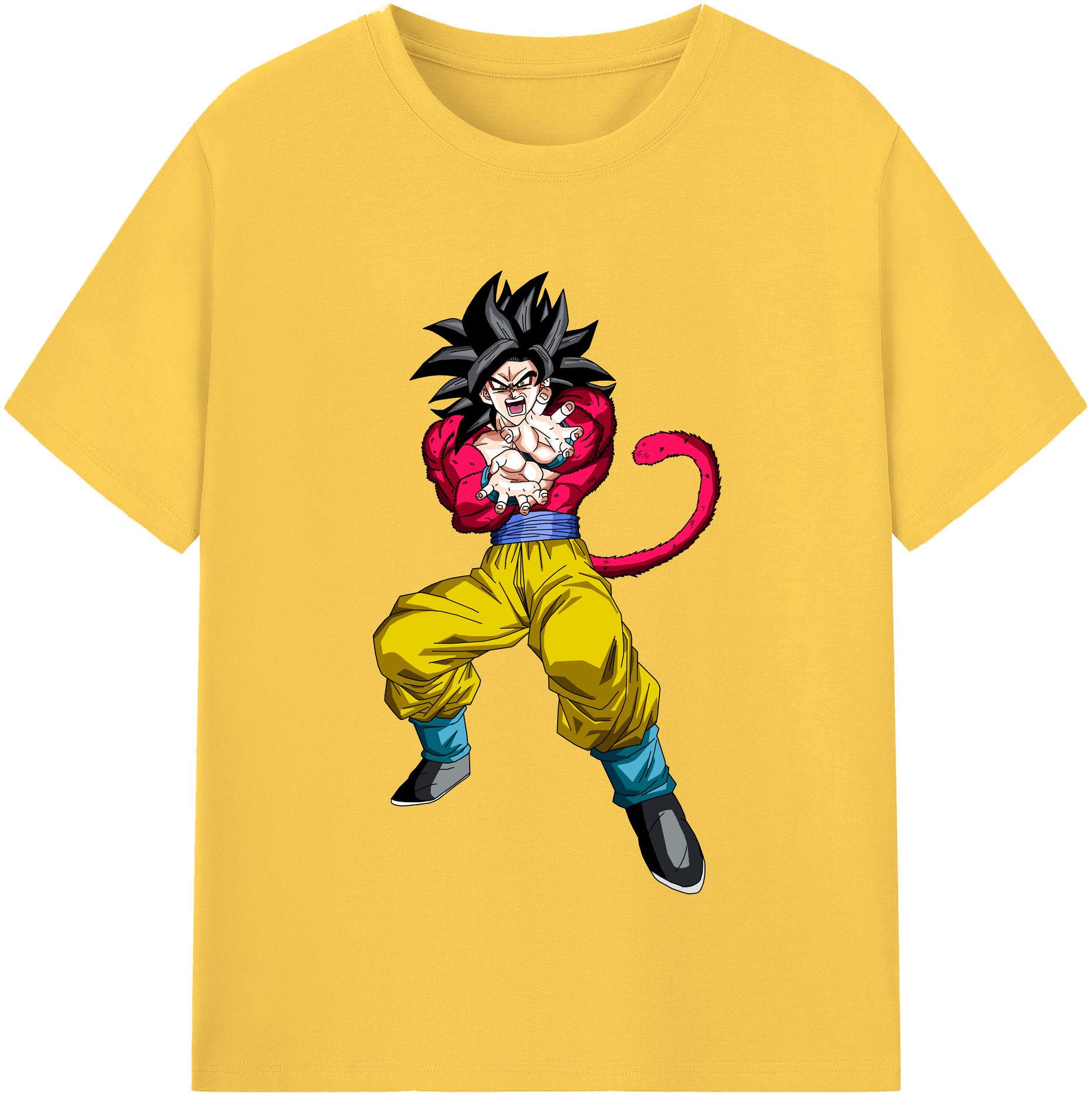 （画像用） ドラゴンボール 孫悟空（そん ごくう）Son Goku カカロット DRAGON BALL Kakarotto 綿100％半袖Tシャツ（フロントプリント）