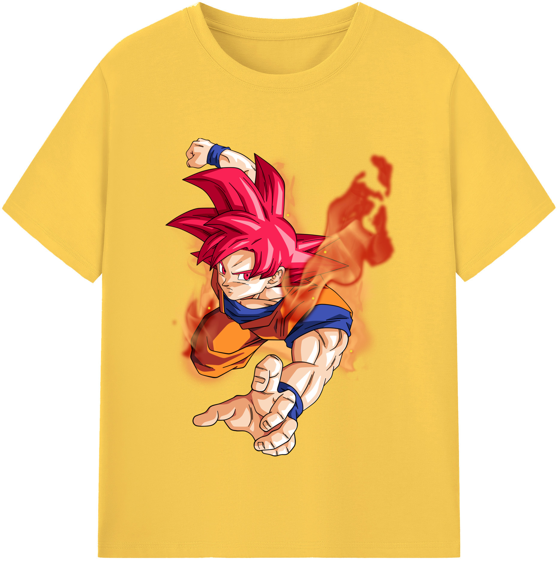（画像用） ドラゴンボール 孫悟空（そん ごくう）Son Goku カカロット DRAGON BALL Kakarotto 綿100％半袖Tシャツ（フロントプリント）