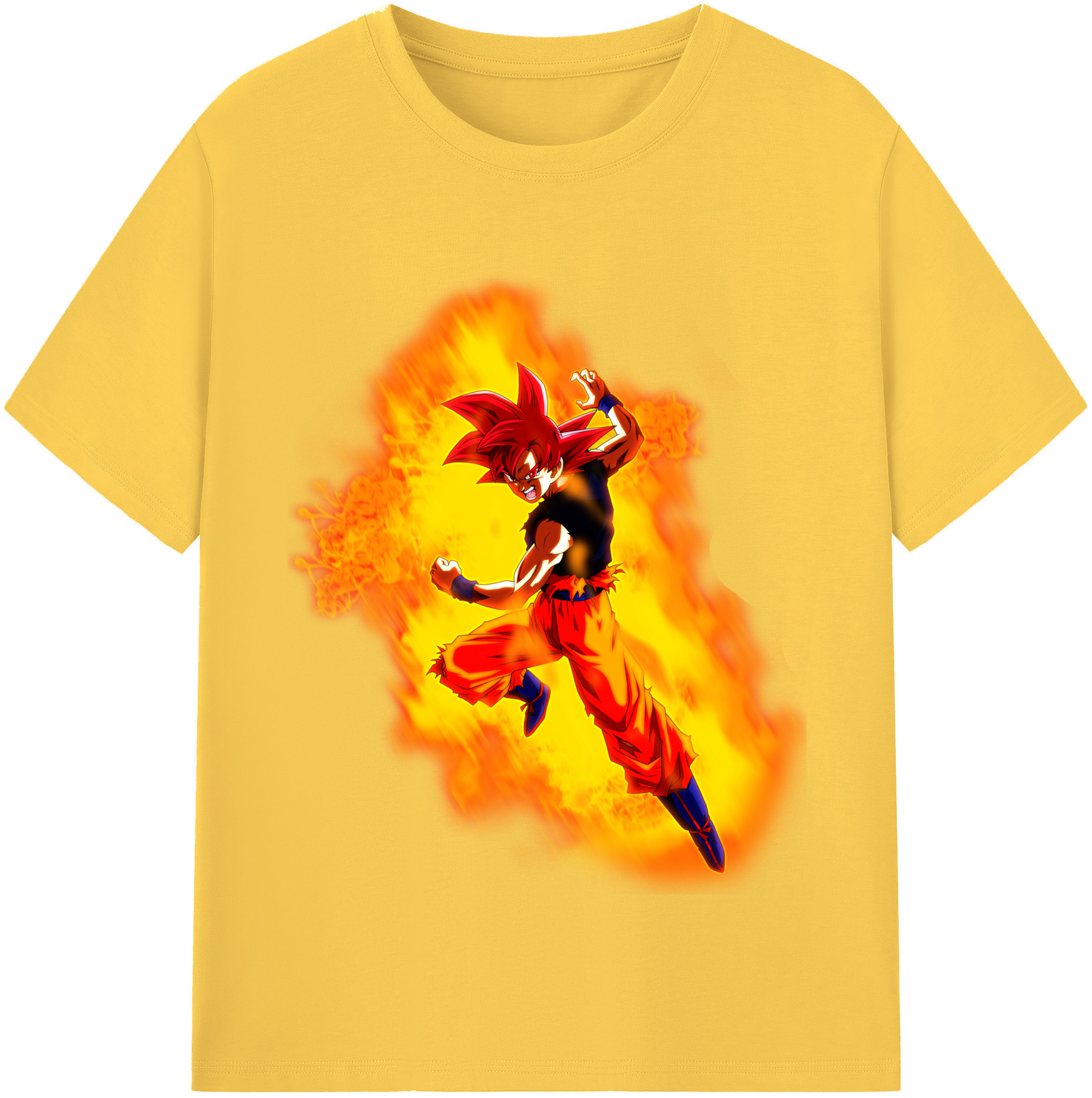 （画像用） ドラゴンボール 孫悟空（そん ごくう）Son Goku カカロット DRAGON BALL Kakarotto 綿100％半袖Tシャツ（フロントプリント）