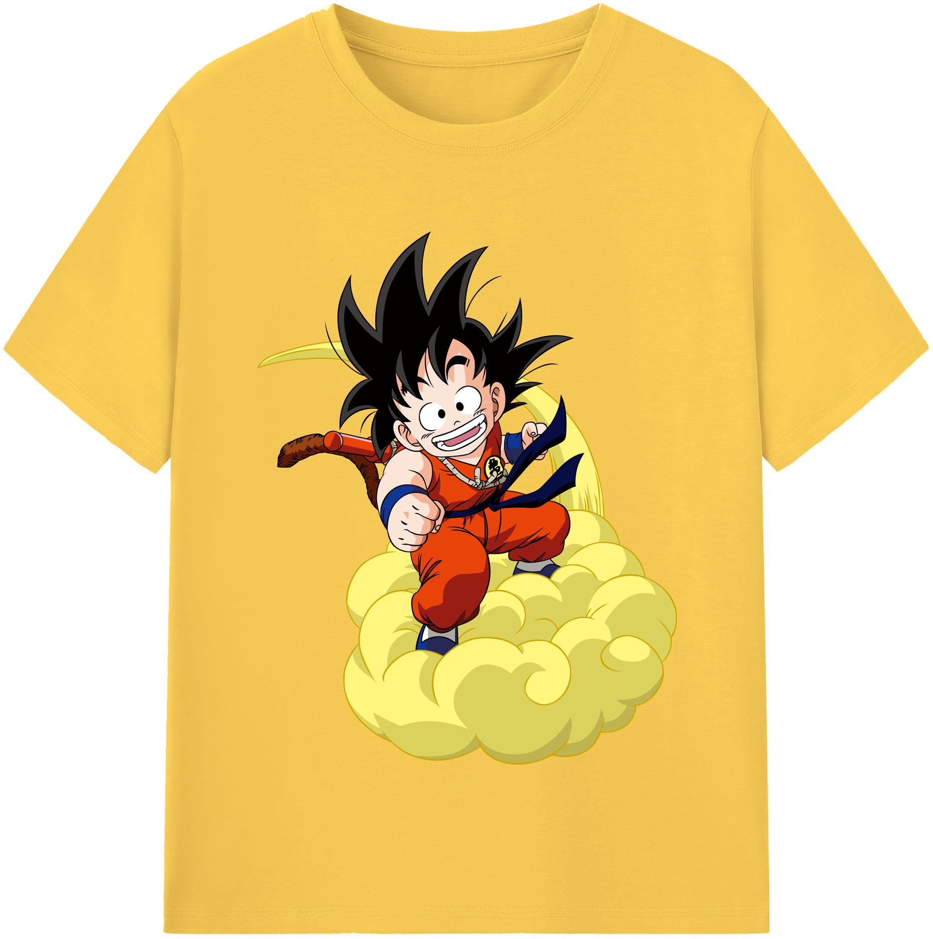 （画像用） ドラゴンボール 孫悟空（そん ごくう）Son Goku カカロット DRAGON BALL Kakarotto 綿100％半袖Tシャツ（フロントプリント）
