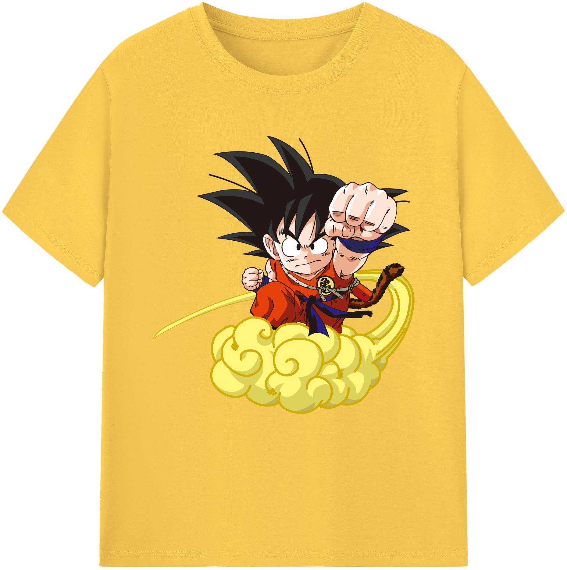 （画像用） ドラゴンボール 孫悟空（そん ごくう）Son Goku カカロット DRAGON BALL Kakarotto 綿100％半袖Tシャツ（フロントプリント）