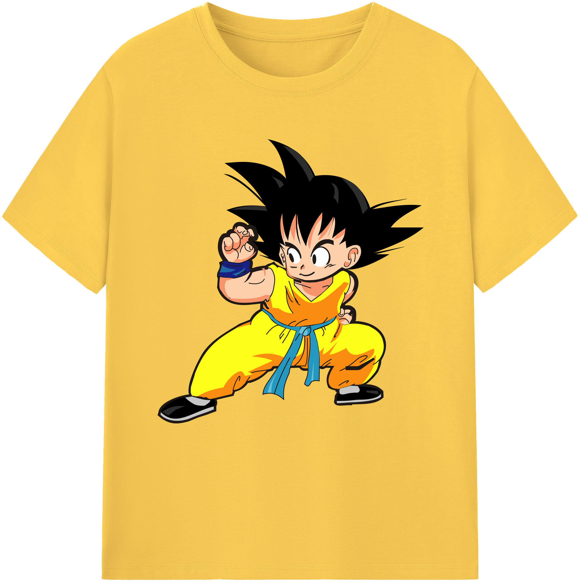 （画像用） ドラゴンボール 孫悟空（そん ごくう）Son Goku カカロット DRAGON BALL Kakarotto 綿100％半袖Tシャツ（フロントプリント）