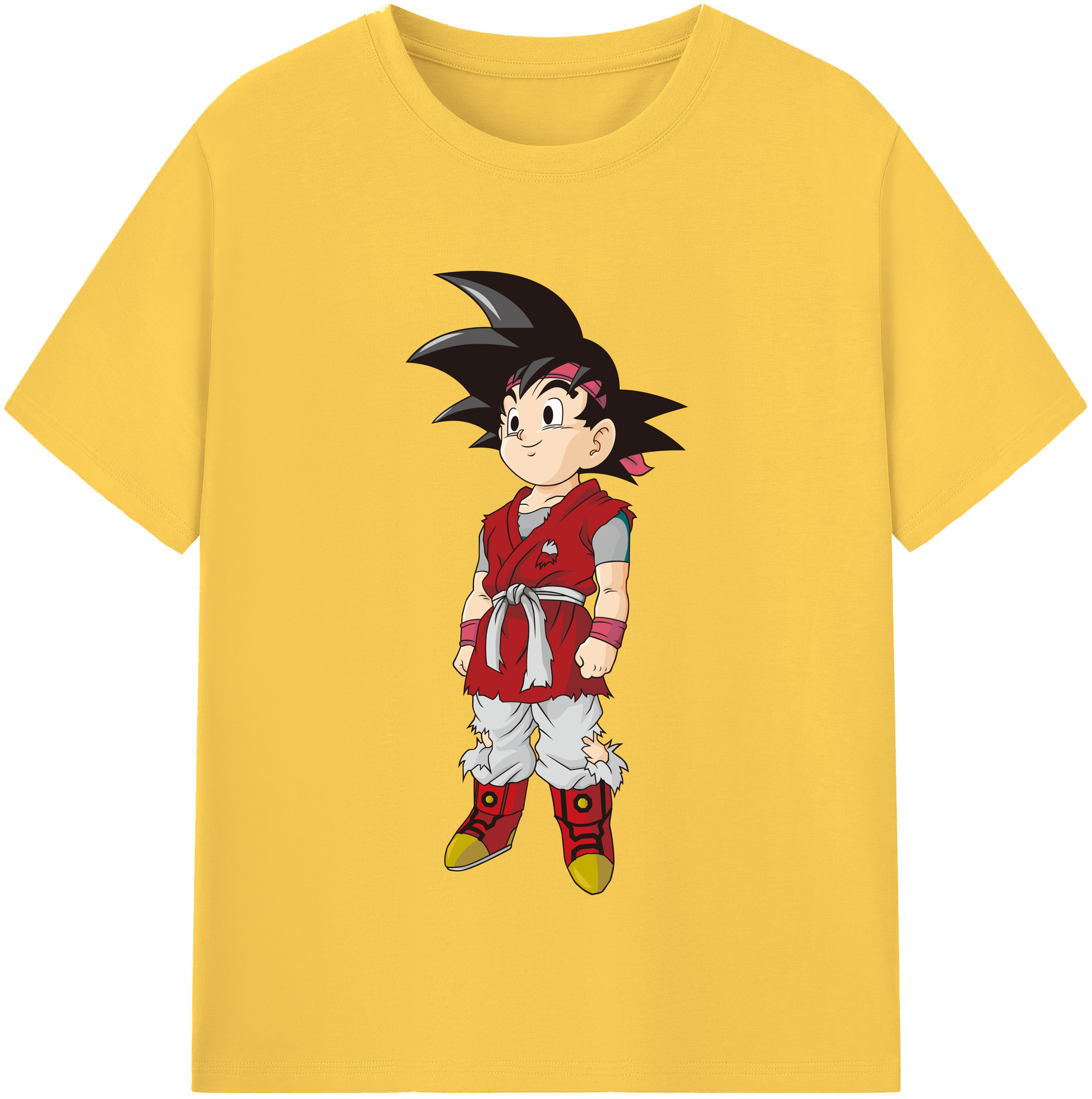 （画像用） ドラゴンボール 孫悟空（そん ごくう）Son Goku カカロット DRAGON BALL Kakarotto 綿100％半袖Tシャツ（フロントプリント）