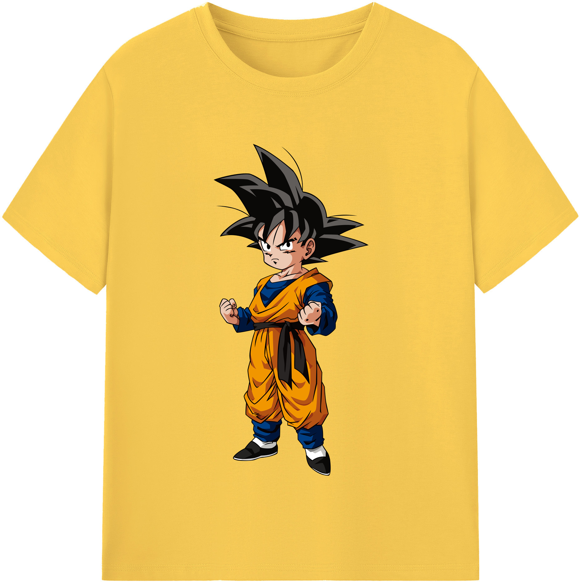 （画像用） ドラゴンボール 孫悟空（そん ごくう）Son Goku カカロット DRAGON BALL Kakarotto 綿100％半袖Tシャツ（フロントプリント）