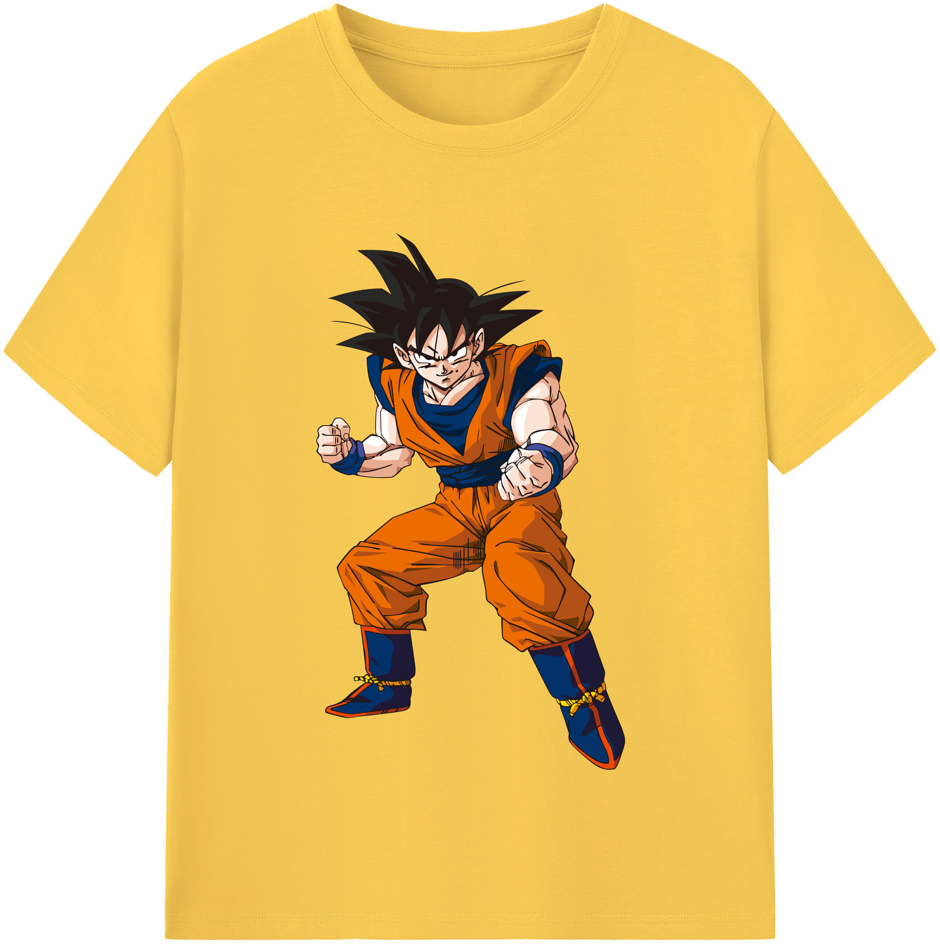（画像用） ドラゴンボール 孫悟空（そん ごくう）Son Goku カカロット DRAGON BALL Kakarotto 綿100％半袖Tシャツ（フロントプリント）