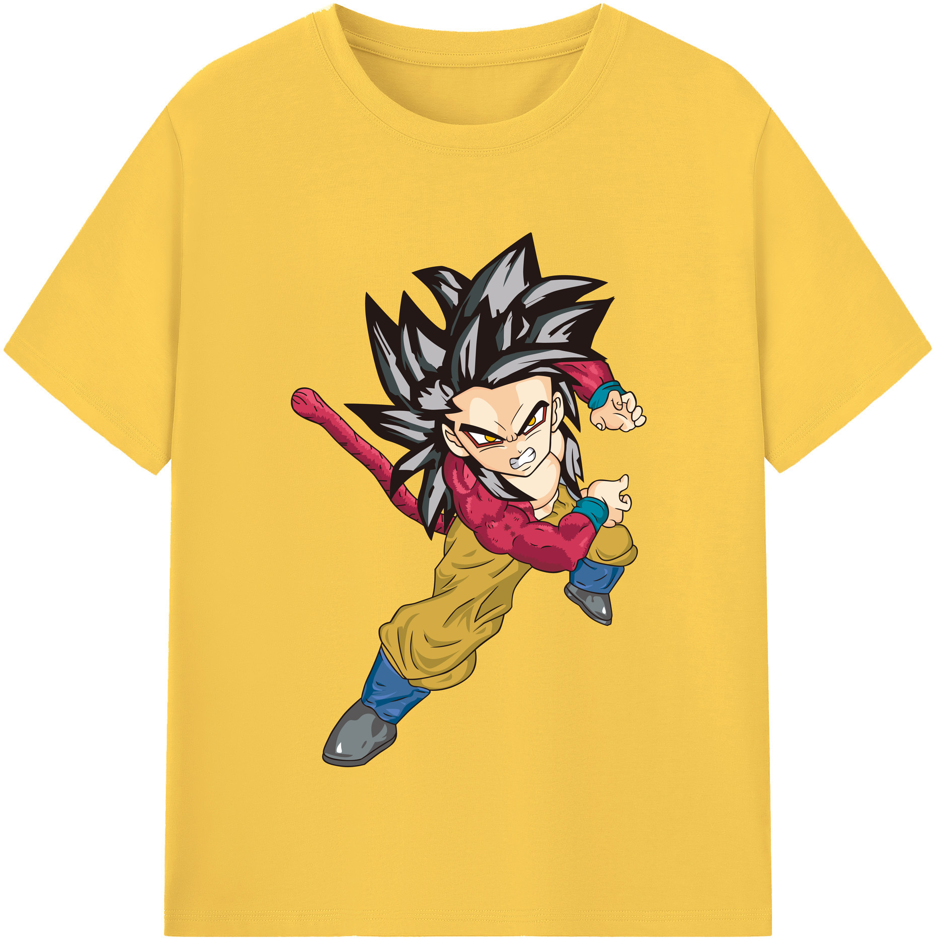 （画像用） ドラゴンボール 孫悟空（そん ごくう）Son Goku カカロット DRAGON BALL Kakarotto 綿100％半袖Tシャツ（フロントプリント）