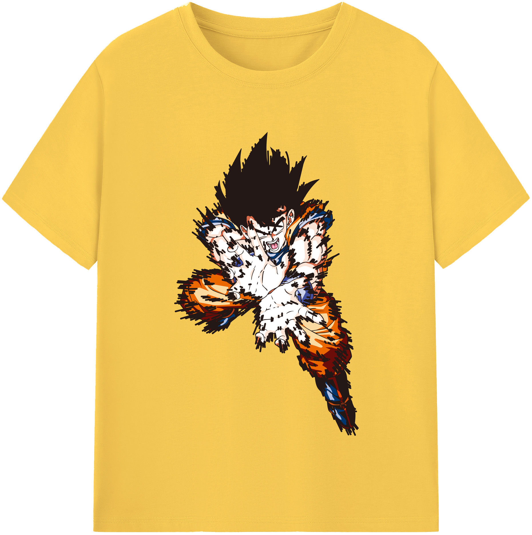（画像用） ドラゴンボール 孫悟空（そん ごくう）Son Goku カカロット DRAGON BALL Kakarotto 綿100％半袖Tシャツ（フロントプリント）