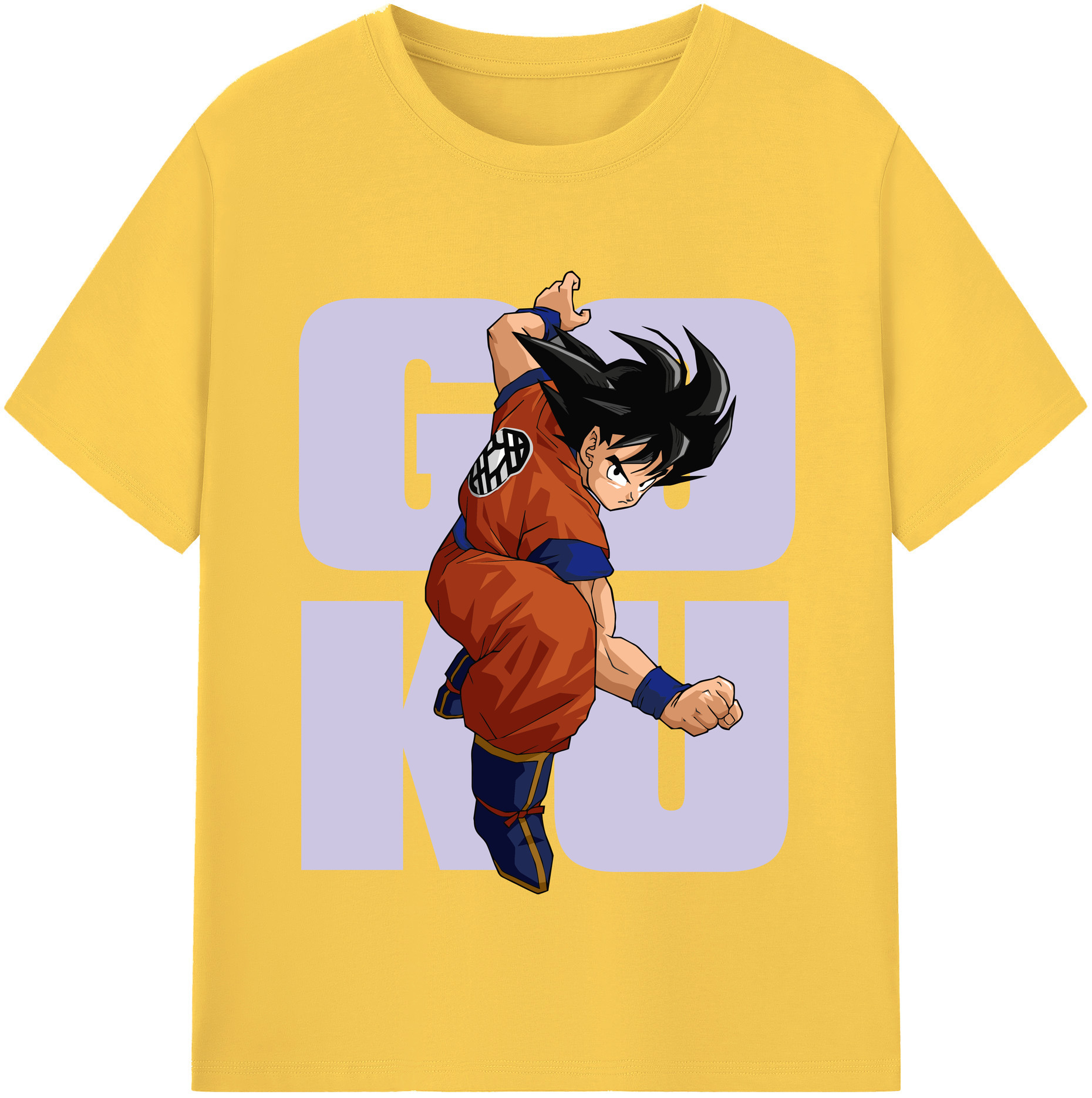 （画像用） ドラゴンボール 孫悟空（そん ごくう）Son Goku カカロット DRAGON BALL Kakarotto 綿100％半袖Tシャツ（フロントプリント）