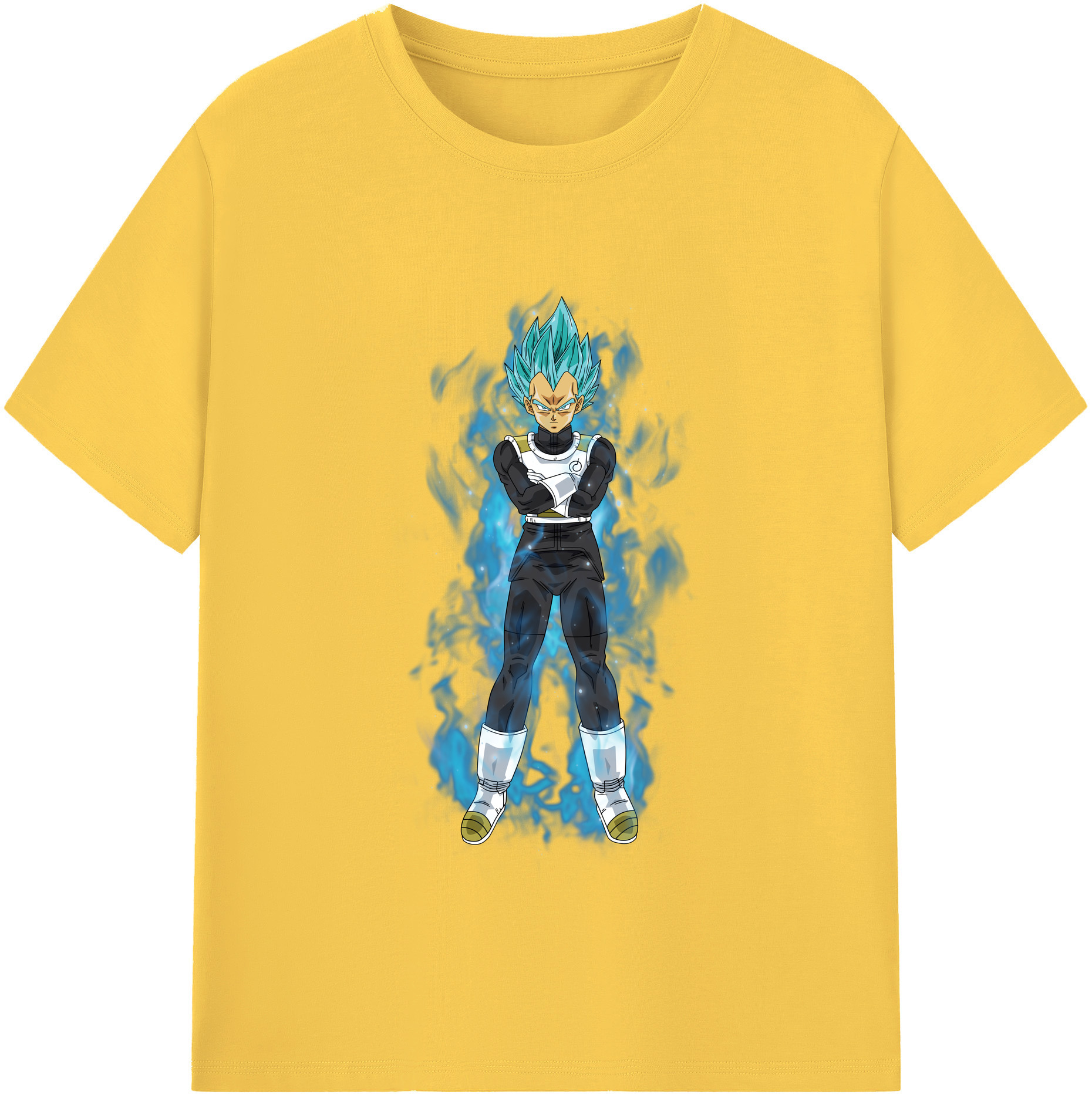 （画像用） ドラゴンボール ベジータ四世（Bejīta Yonsei）DRAGON BALL Vegeta IV 綿100％半袖Tシャツ（フロントプリント）