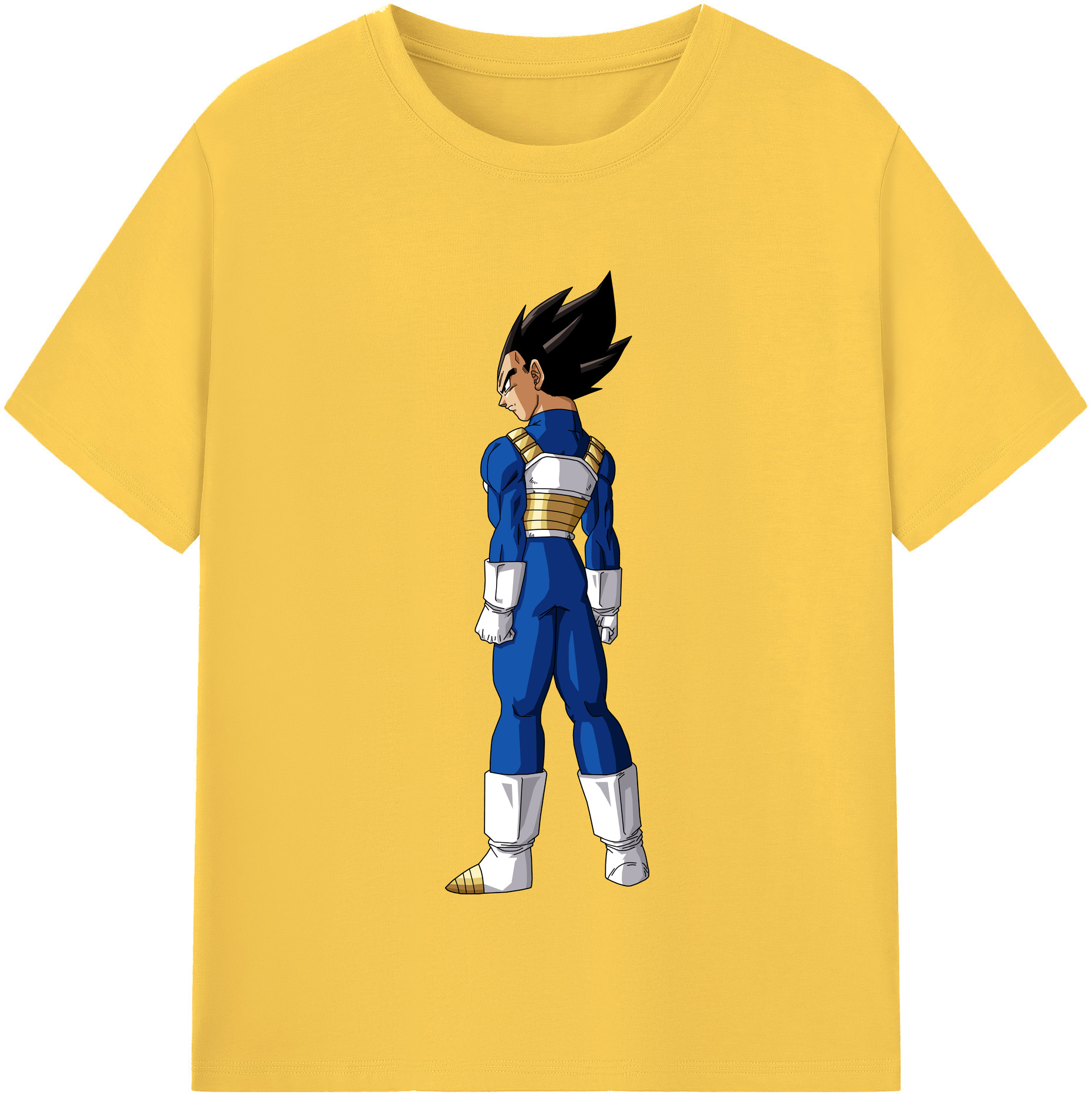 （画像用） ドラゴンボール ベジータ四世（Bejīta Yonsei）DRAGON BALL Vegeta IV 綿100％半袖Tシャツ（フロントプリント）
