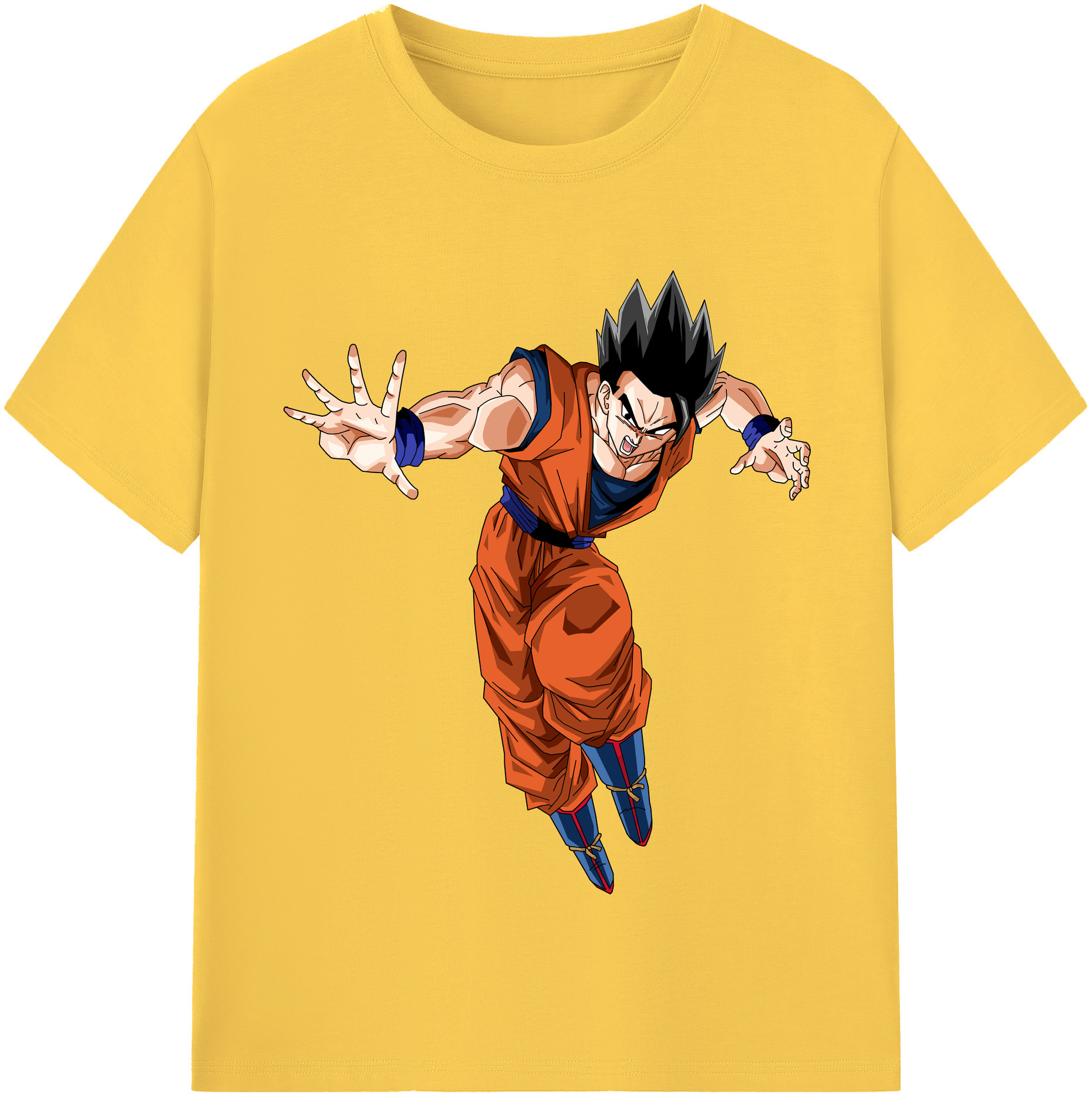 （画像用） ドラゴンボール 孫 悟飯（そんごはん）DRAGON BALL Son Gohan 綿100％半袖Tシャツ（フロントプリント）