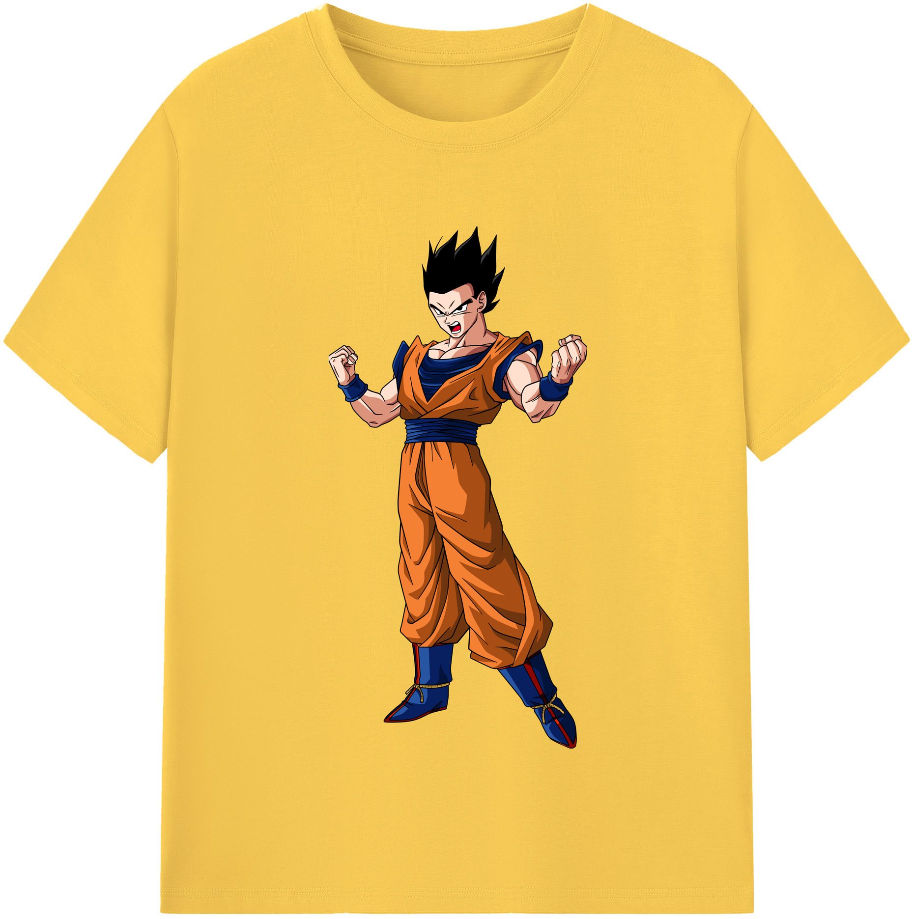 （画像用） ドラゴンボール 孫 悟飯（そんごはん）DRAGON BALL Son Gohan 綿100％半袖Tシャツ（フロントプリント）