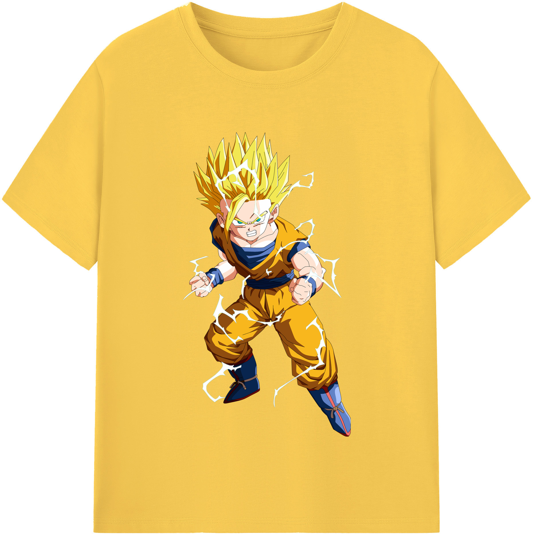 （画像用） ドラゴンボール 孫 悟飯（そんごはん）DRAGON BALL Son Gohan 綿100％半袖Tシャツ（フロントプリント）
