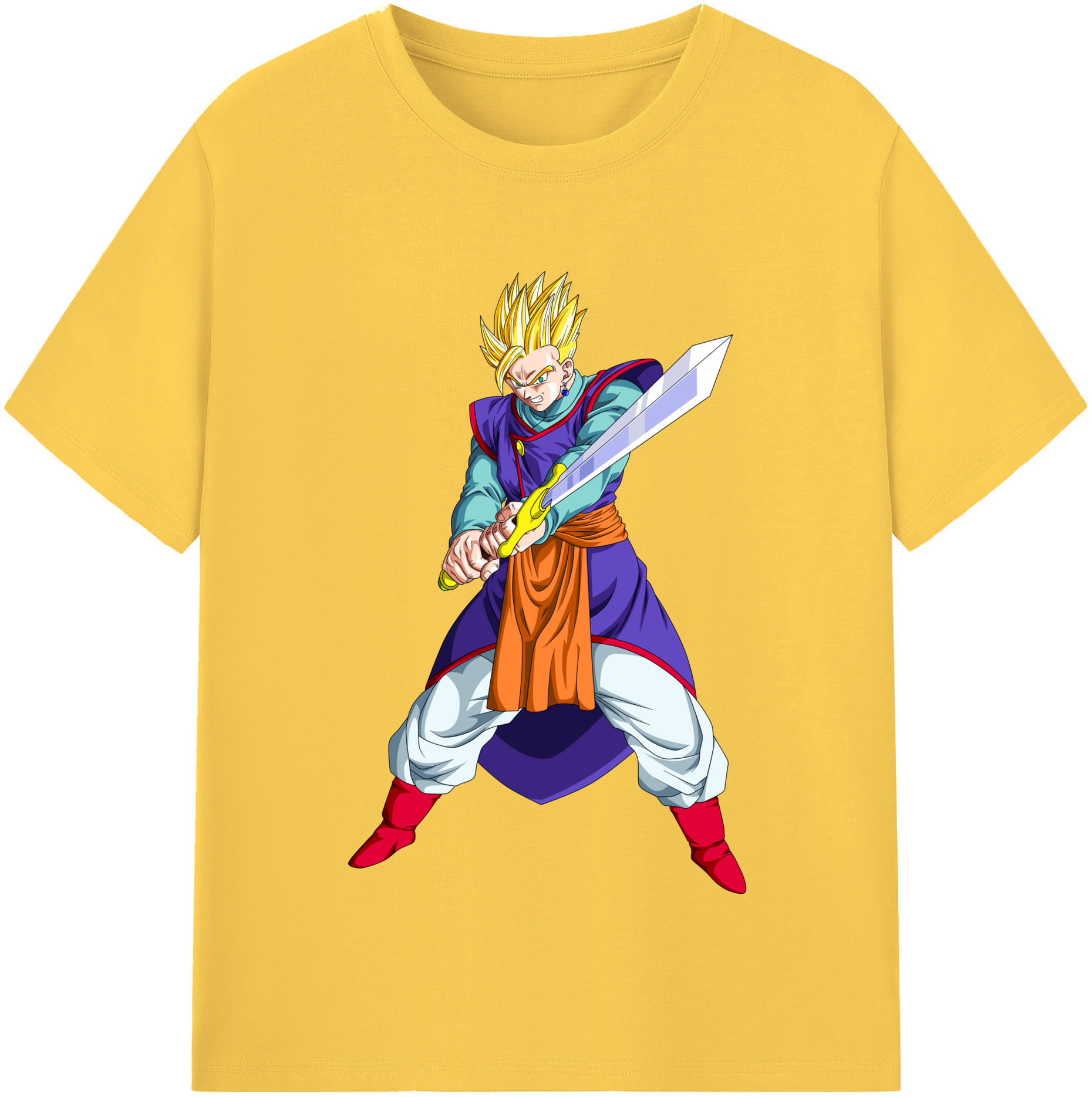 （画像用） ドラゴンボール 孫 悟飯（そんごはん）DRAGON BALL Son Gohan 綿100％半袖Tシャツ（フロントプリント）