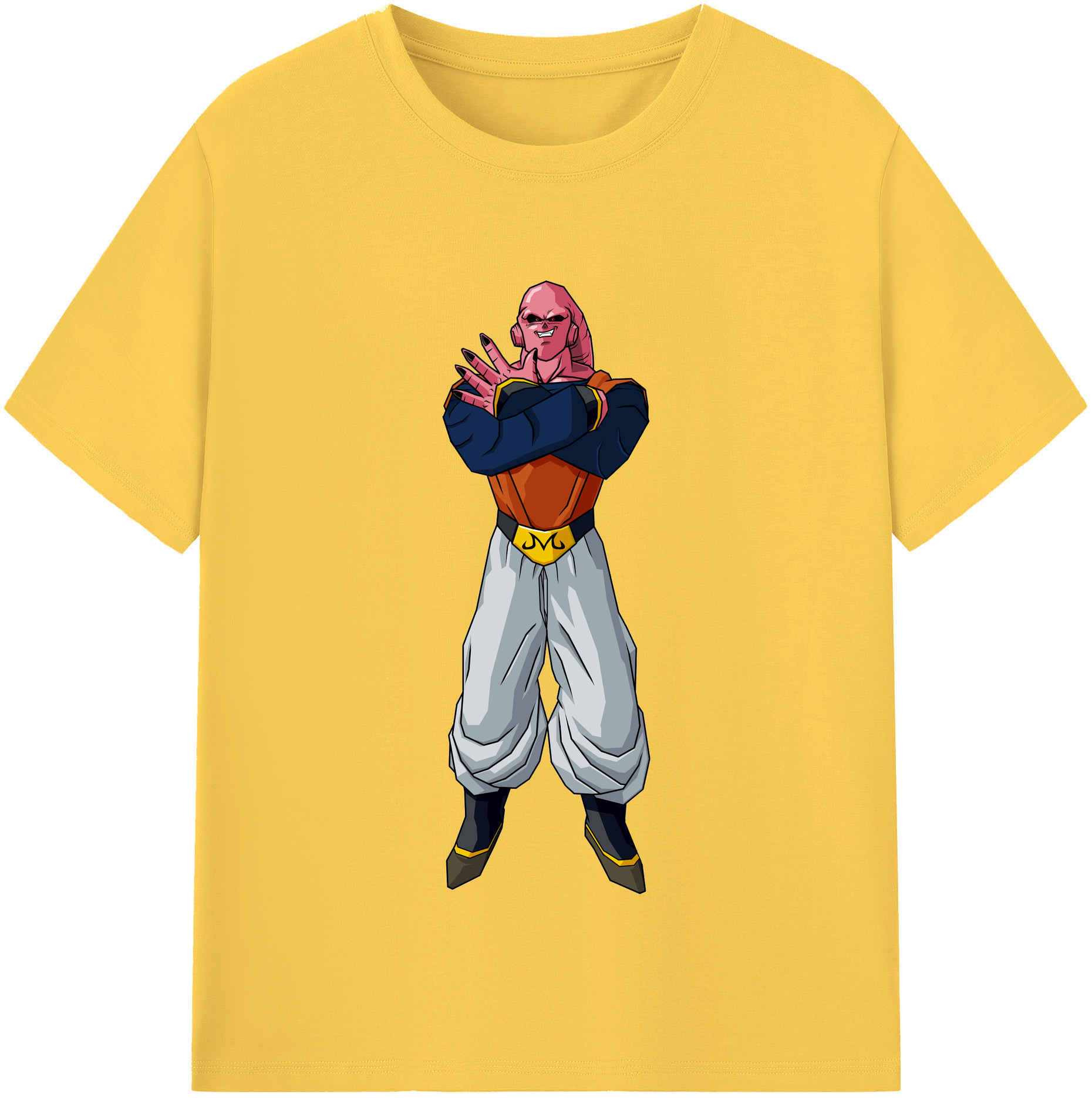 （画像用） ドラゴンボール 魔人ブウ DRAGON BALL Majin Buu 綿100％半袖Tシャツ（フロントプリント）