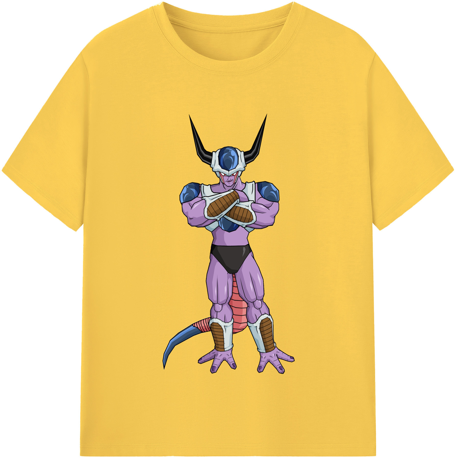 （画像用） ドラゴンボール フリーザ DRAGON BALL Frieza 綿100％半袖Tシャツ（フロントプリント）