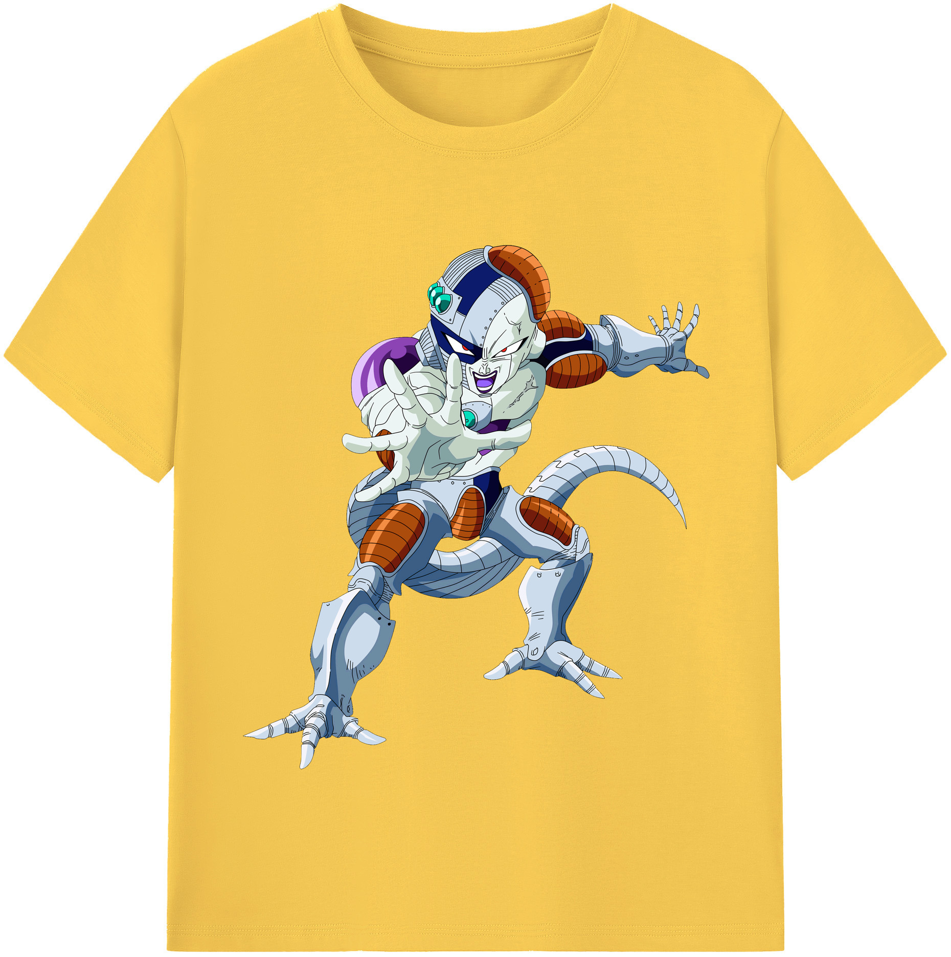 （画像用） ドラゴンボール フリーザ DRAGON BALL Frieza 綿100％半袖Tシャツ（フロントプリント）