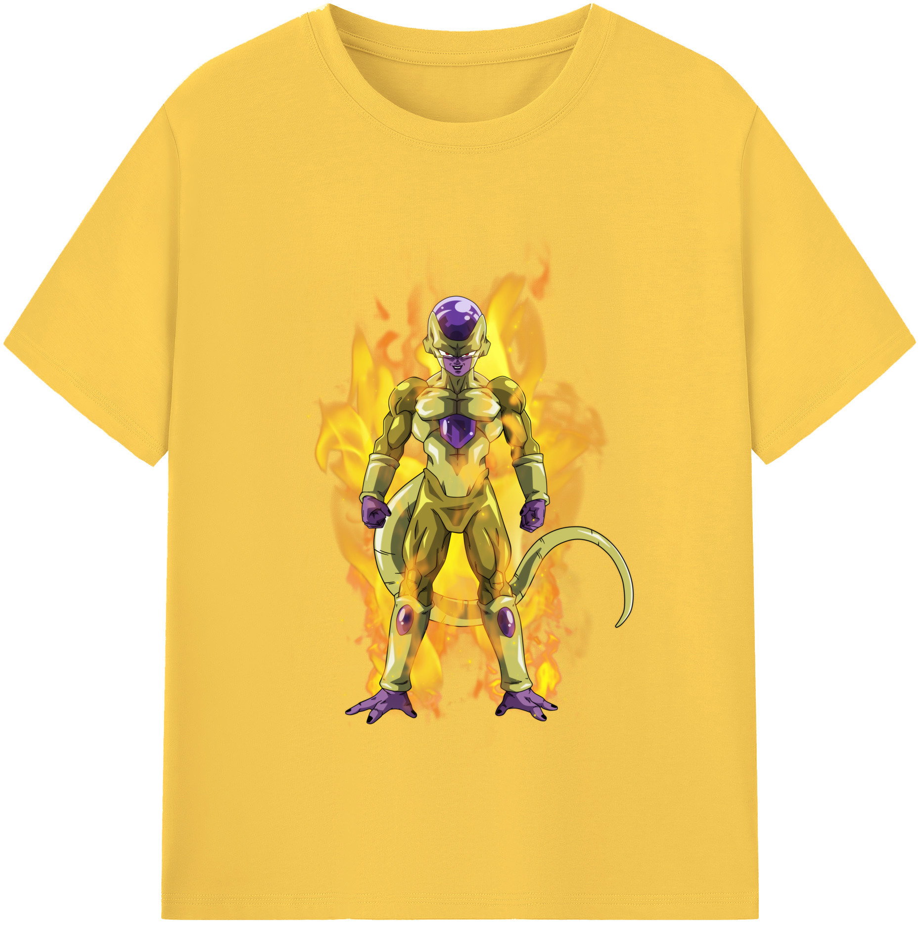 （画像用） ドラゴンボール フリーザ DRAGON BALL Frieza 綿100％半袖Tシャツ（フロントプリント）