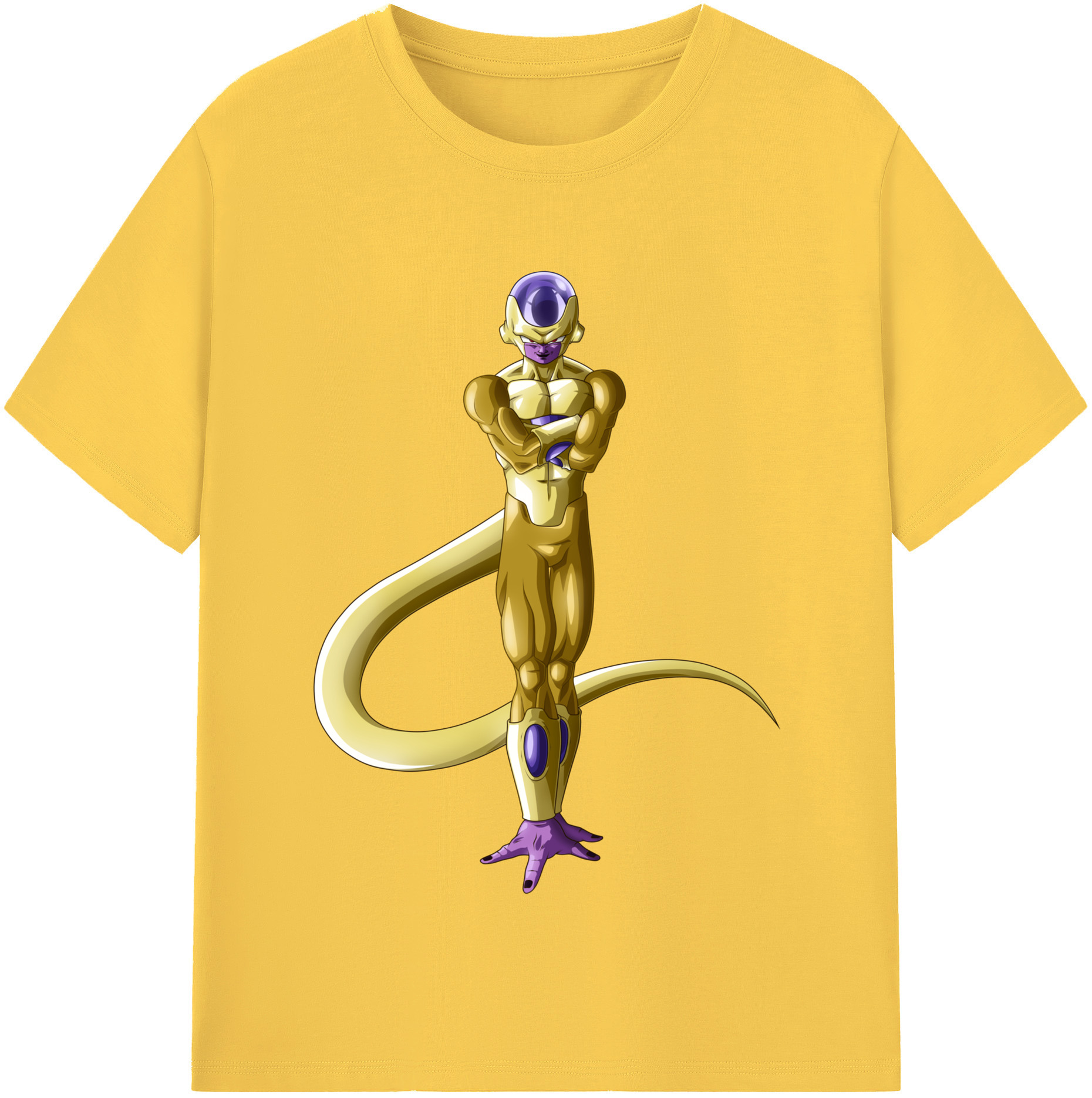 （画像用） ドラゴンボール フリーザ DRAGON BALL Frieza 綿100％半袖Tシャツ（フロントプリント）