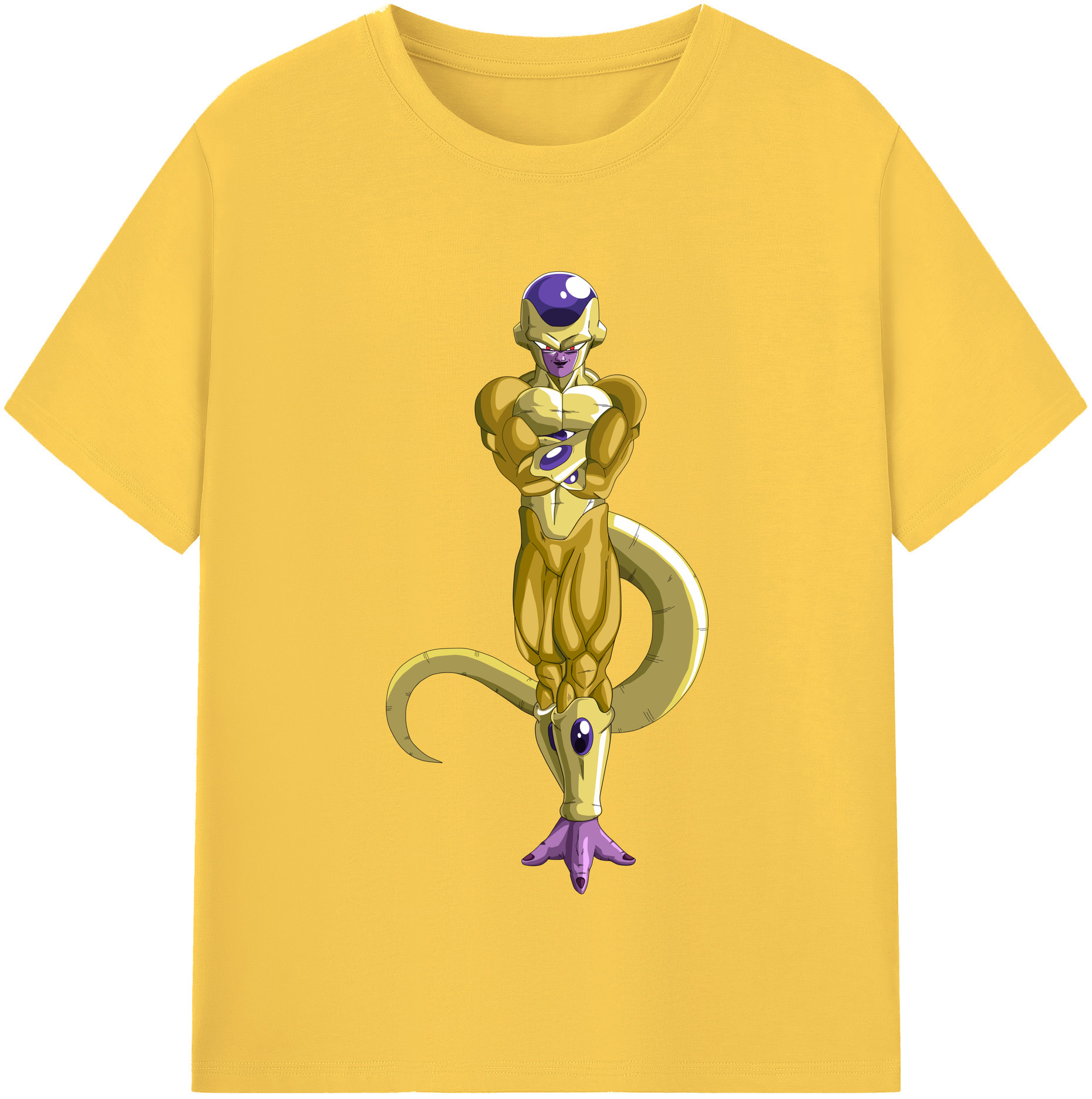 （画像用） ドラゴンボール フリーザ DRAGON BALL Frieza 綿100％半袖Tシャツ（フロントプリント）