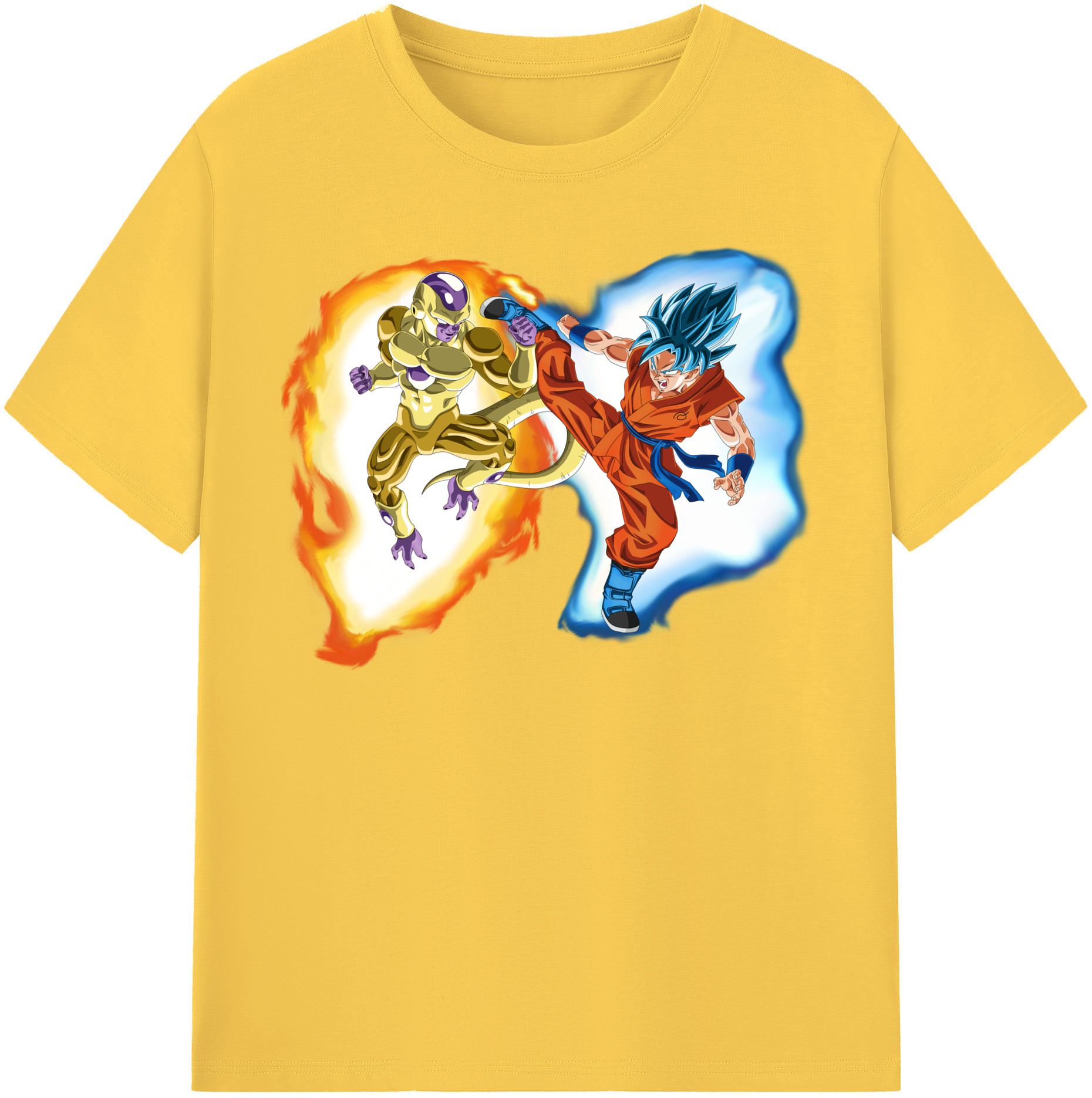 （画像用） ドラゴンボール フリーザ DRAGON BALL Frieza 綿100％半袖Tシャツ（フロントプリント）