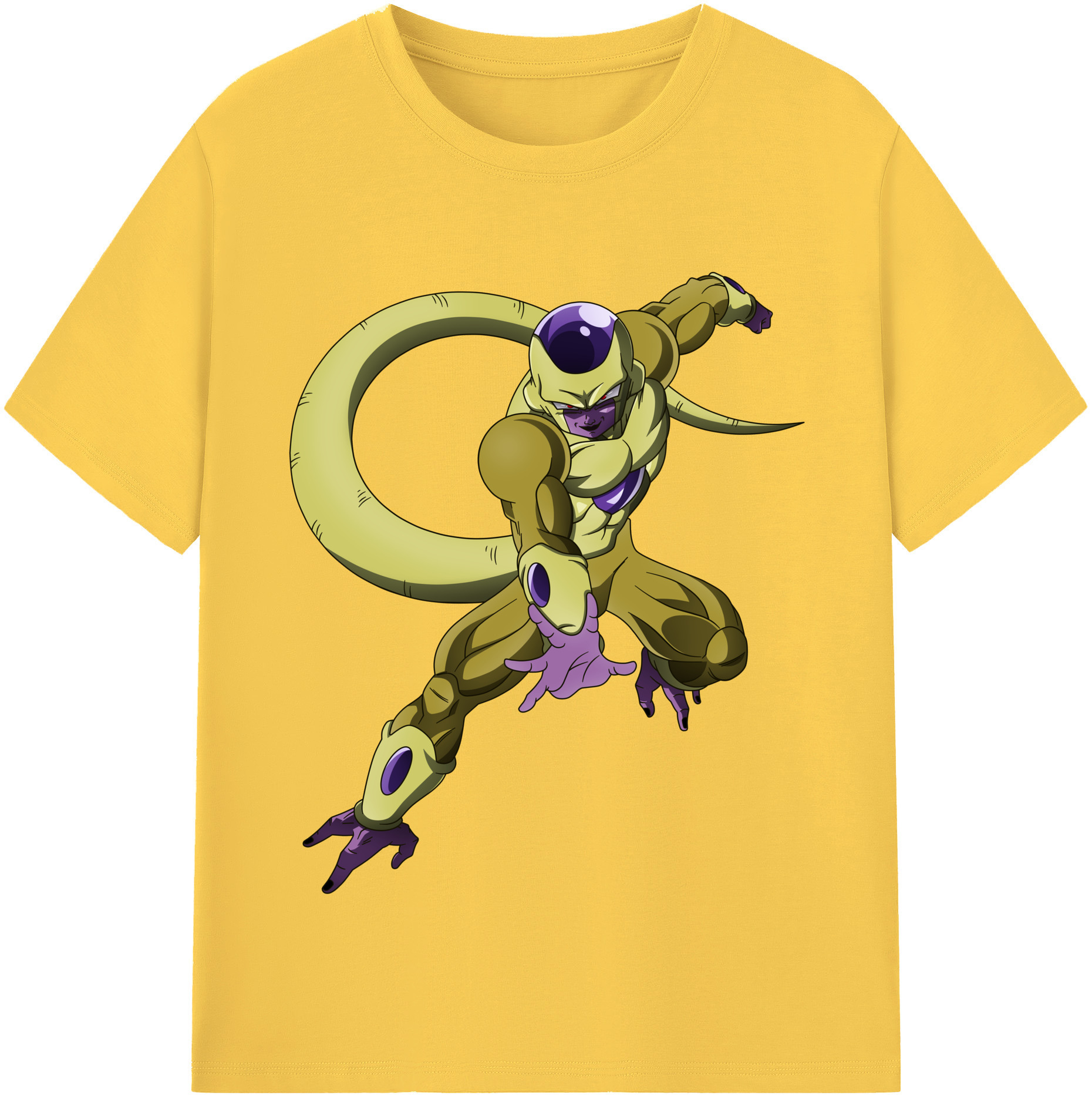 （画像用） ドラゴンボール フリーザ DRAGON BALL Frieza 綿100％半袖Tシャツ（フロントプリント）