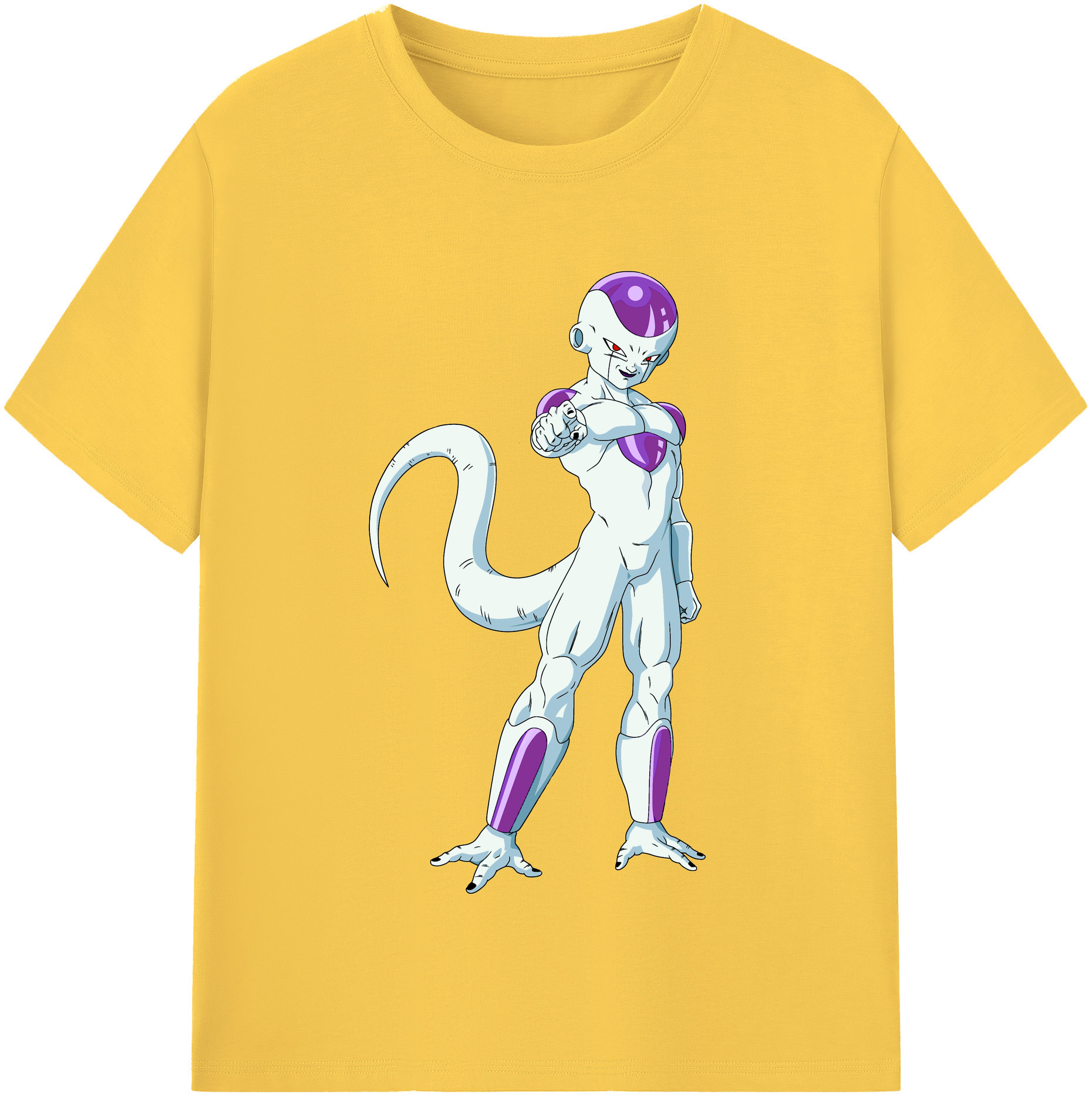 （画像用） ドラゴンボール フリーザ DRAGON BALL Frieza 綿100％半袖Tシャツ（フロントプリント）